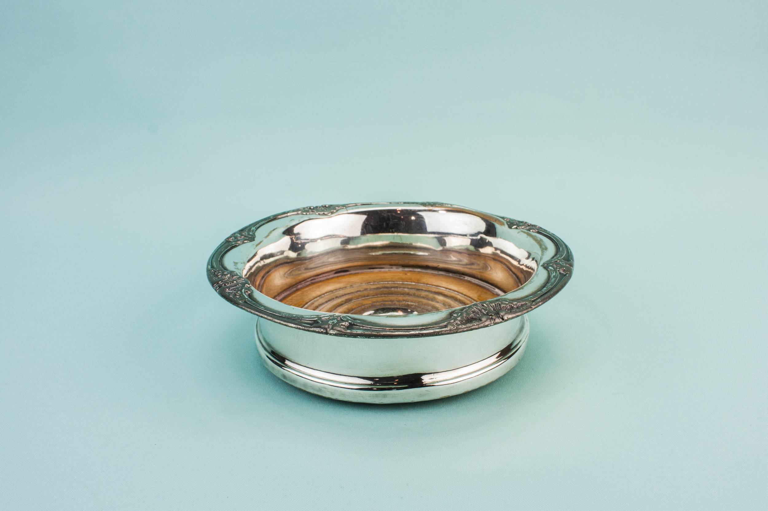 Opulent Antique Silver — Large Art Nouveau coaster
