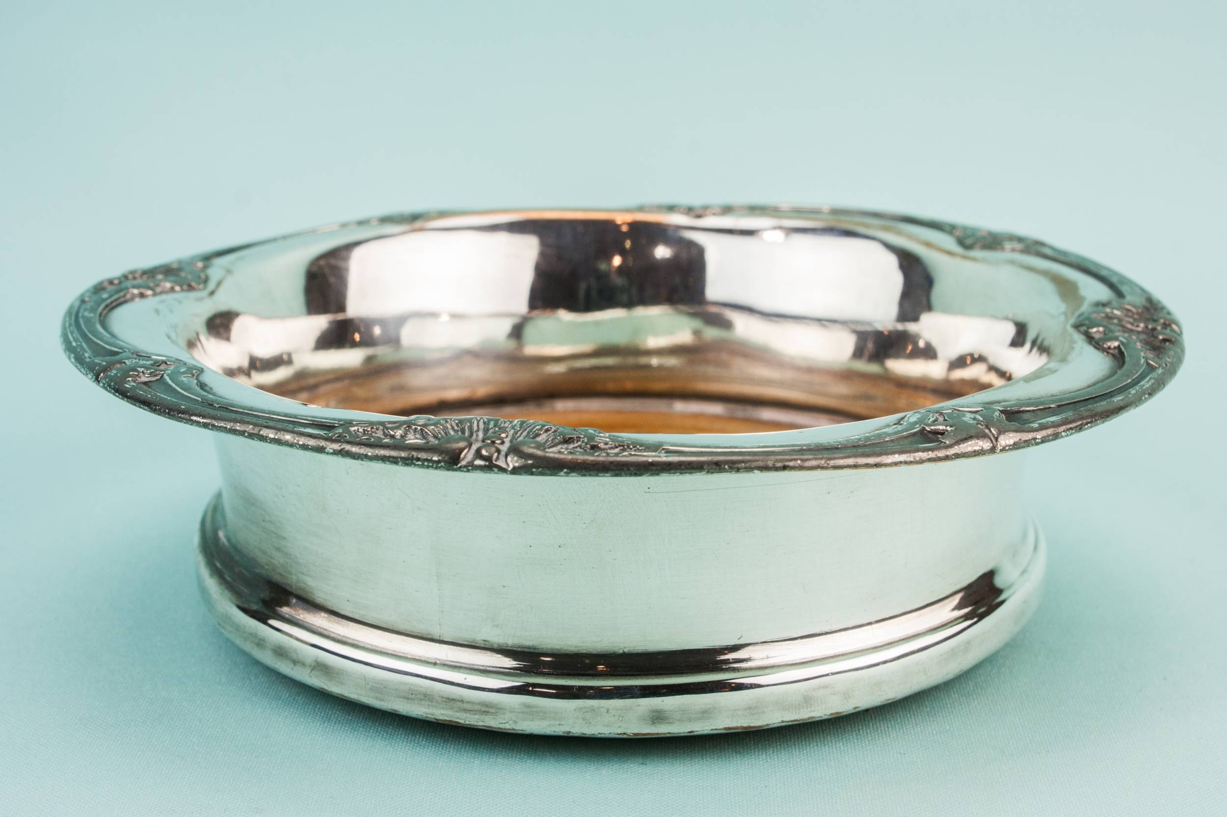Opulent Antique Silver — Large Art Nouveau coaster 2