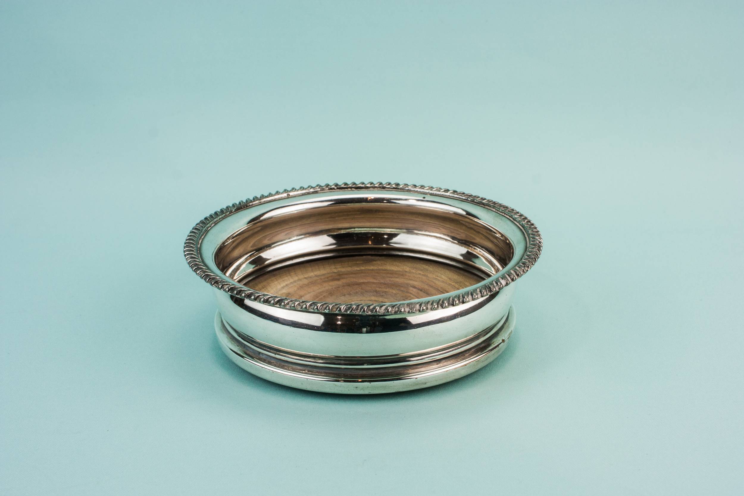 Antique Victorian Silver — Medium bottle coaster