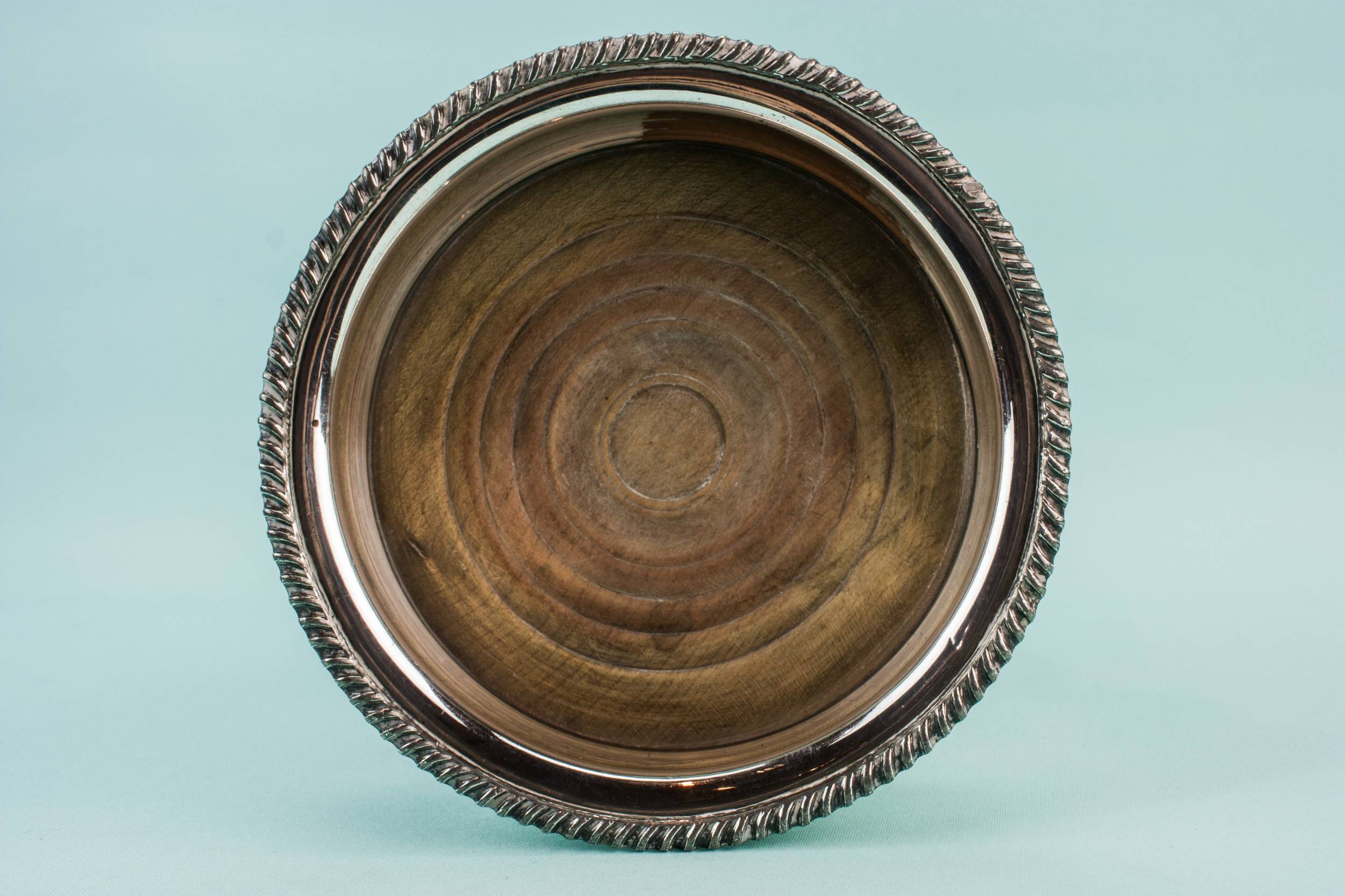 Antique Victorian Silver — Medium bottle coaster 3