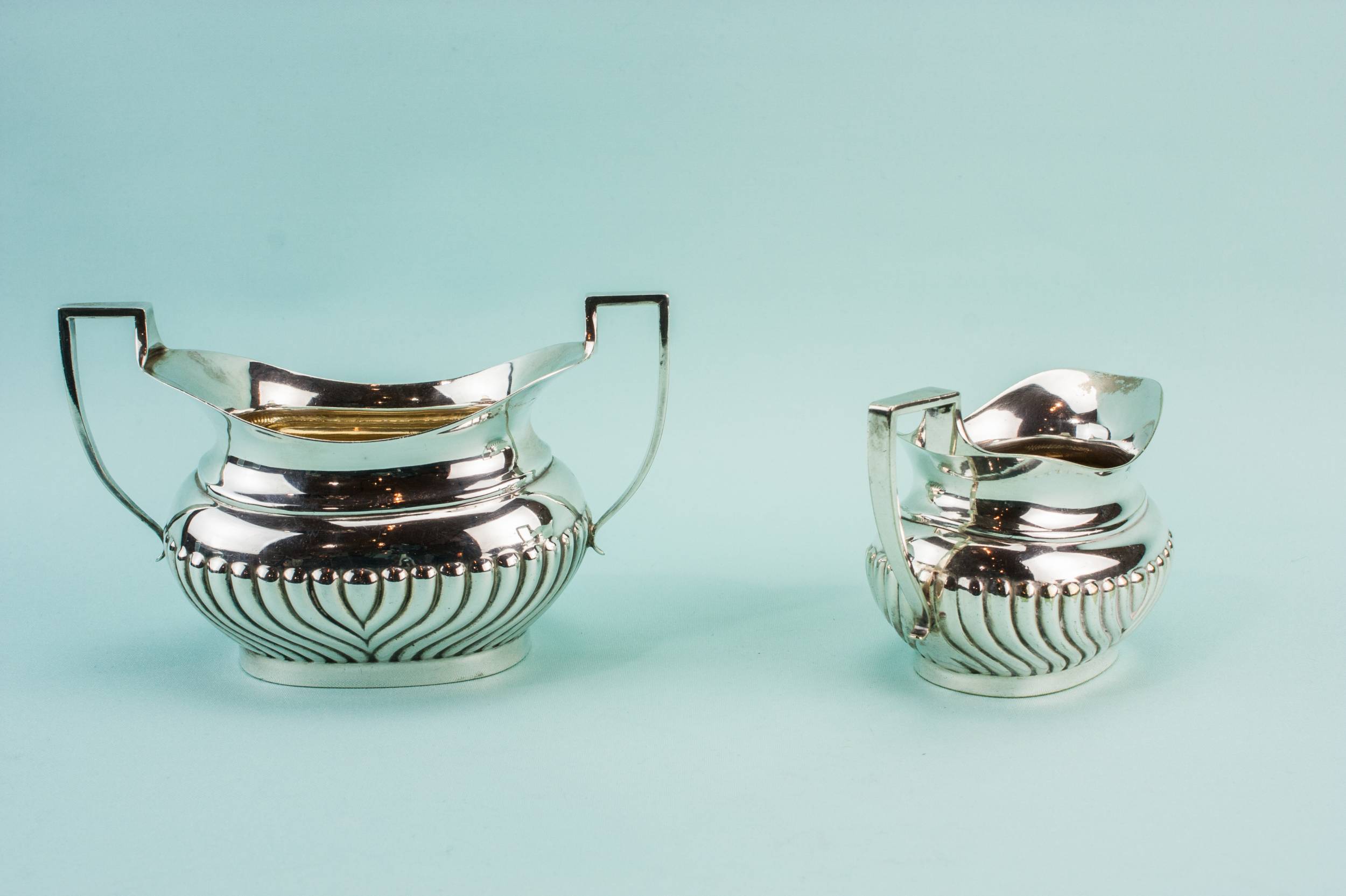 Trio Vintage Art — Silver plated tea set 2
