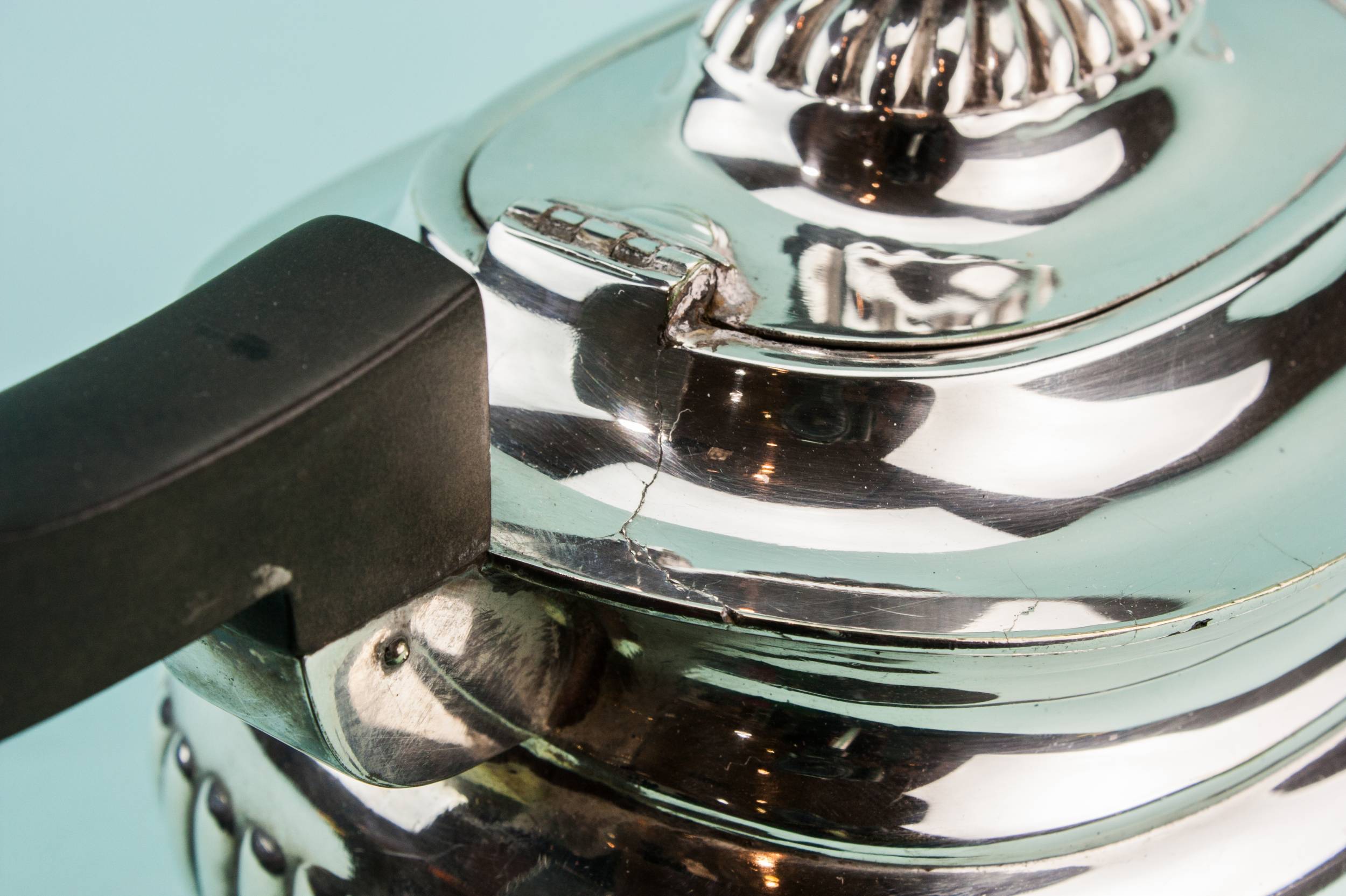 Trio Vintage Art — Silver plated tea set 6