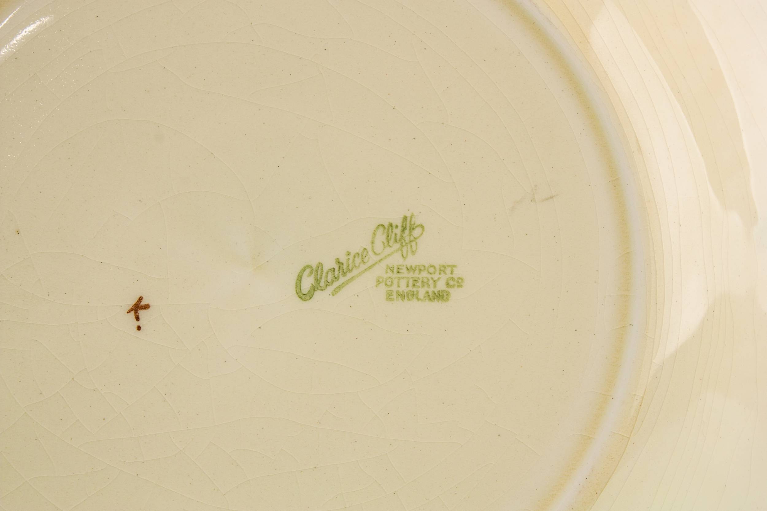 Art Deco Colourful — Newport pottery serving dish 3