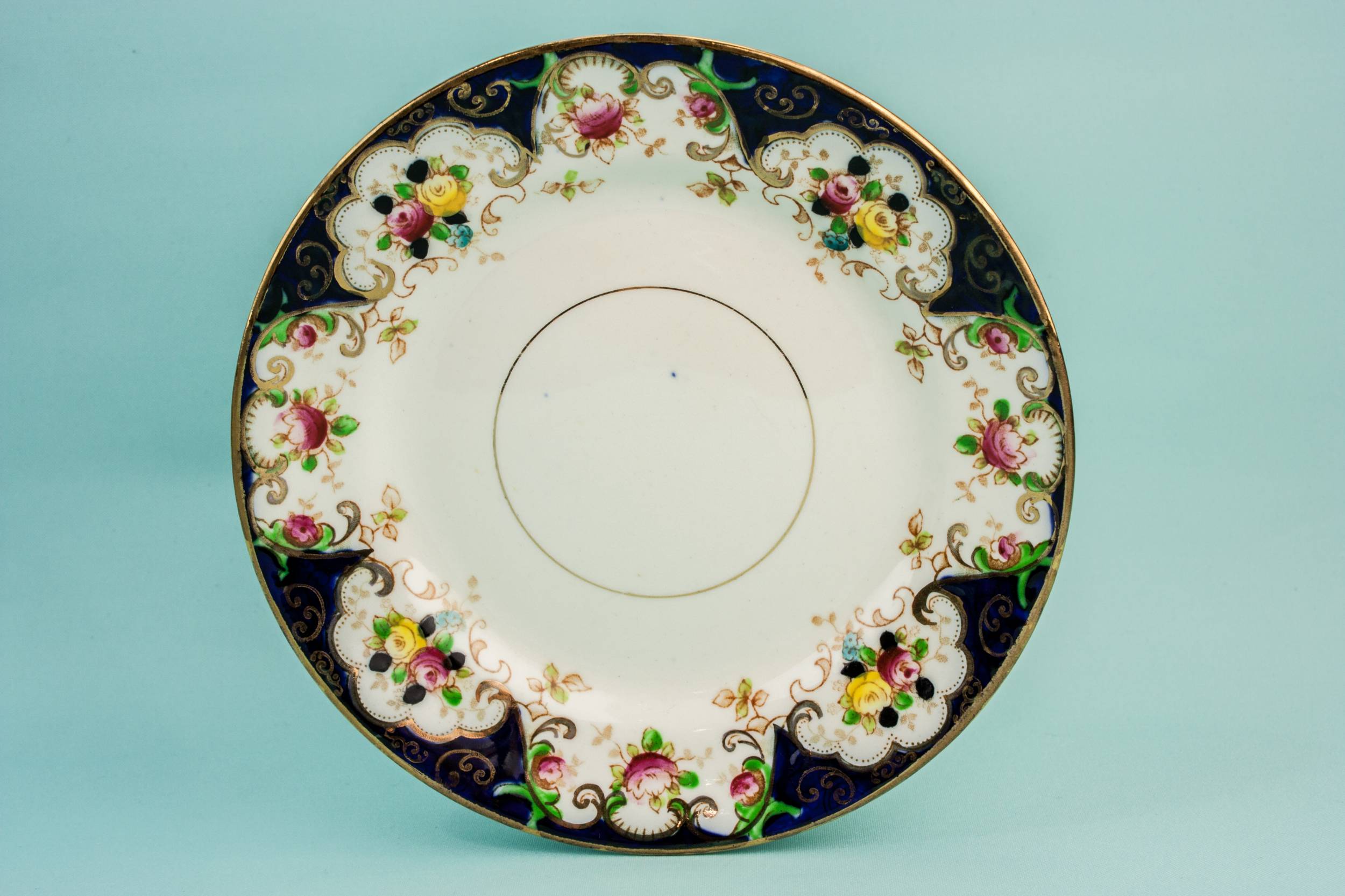Persons Blue Elegant — Bone china tea set for six 1