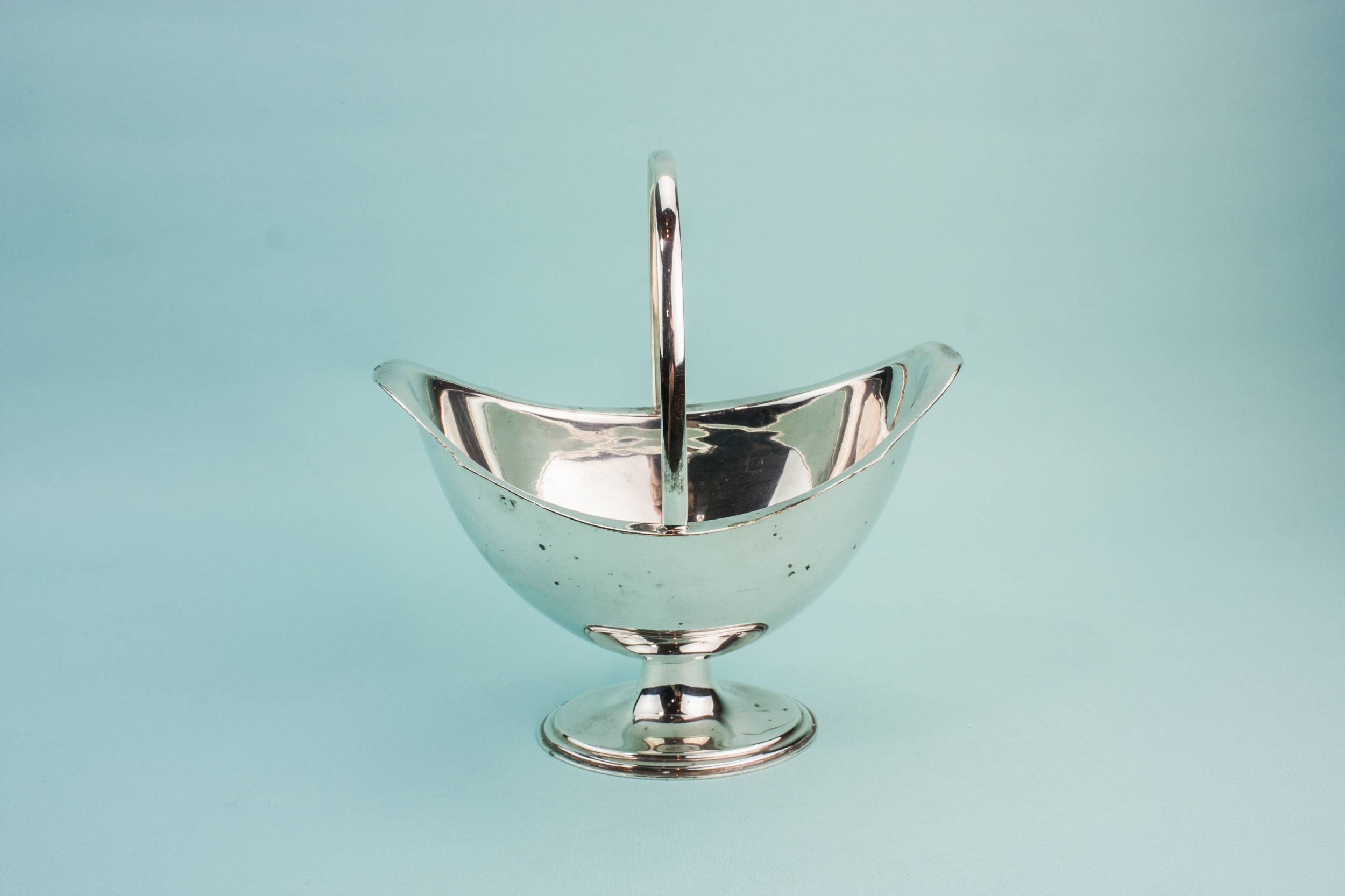 Silver Plated Metal — Art Deco serving bowl
