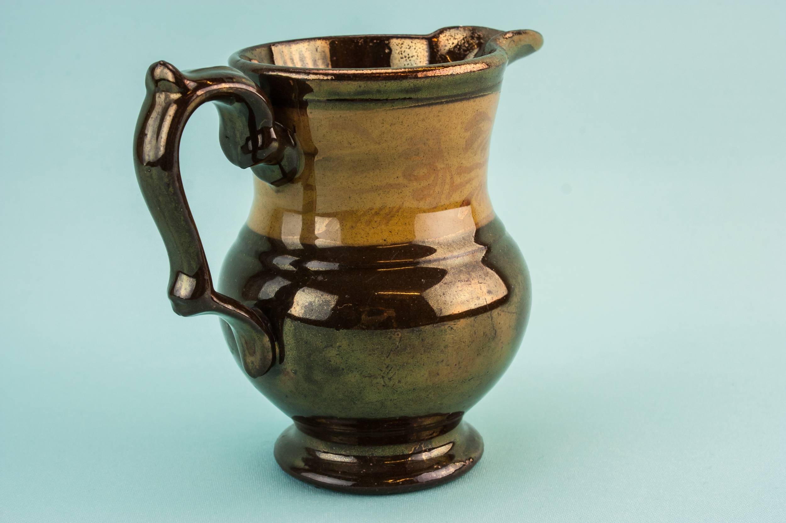 Antique Charming CREAMER — Victorian pottery creamer 1