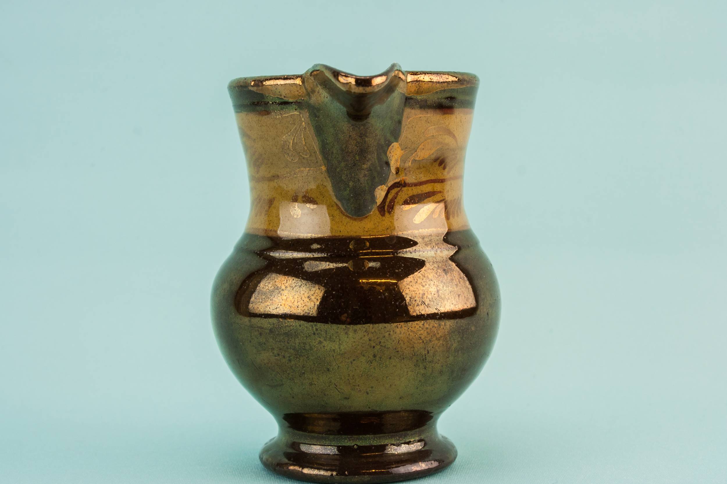 Antique Charming CREAMER — Victorian pottery creamer 2