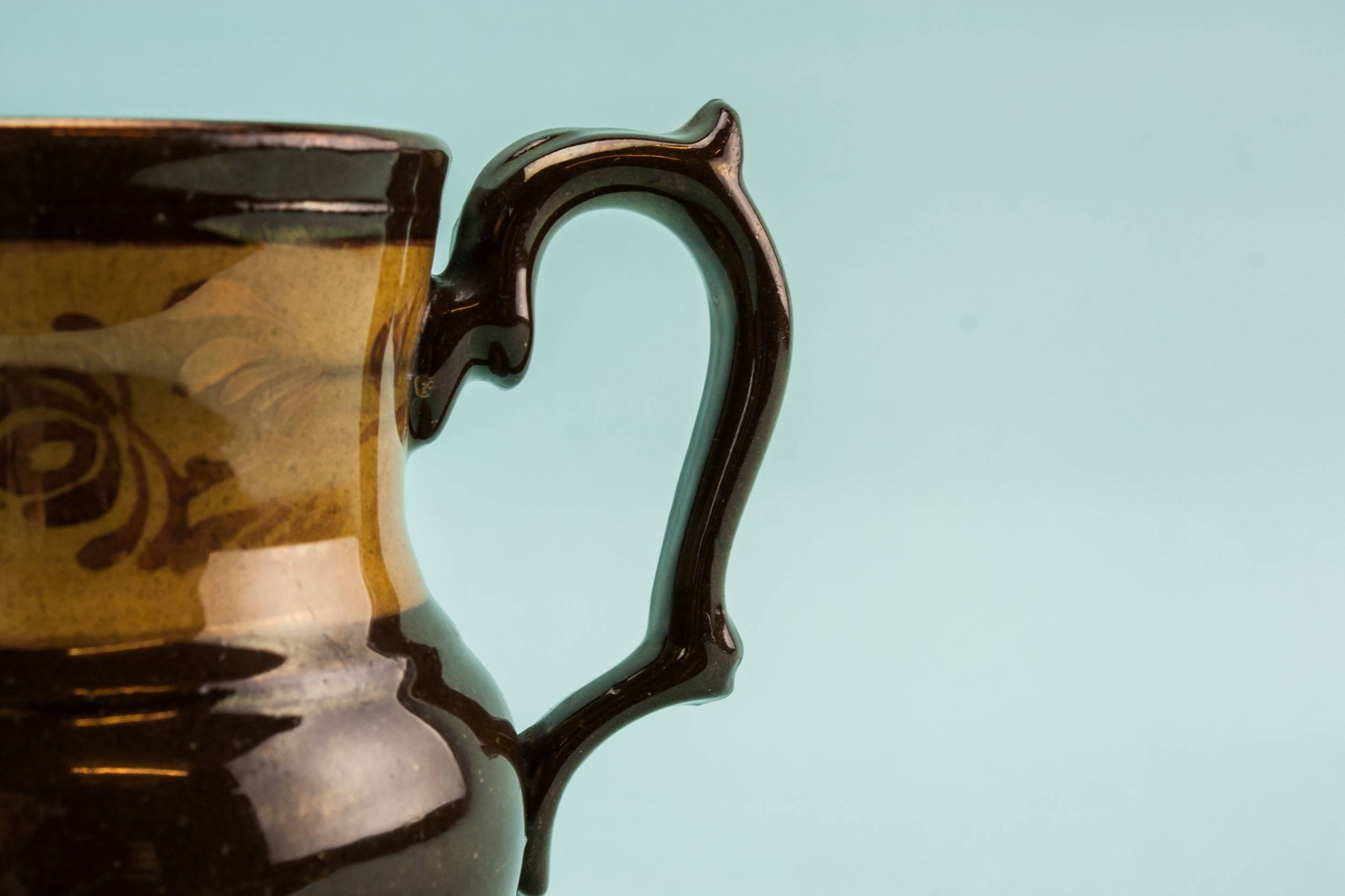 Antique Charming CREAMER — Victorian pottery creamer 3