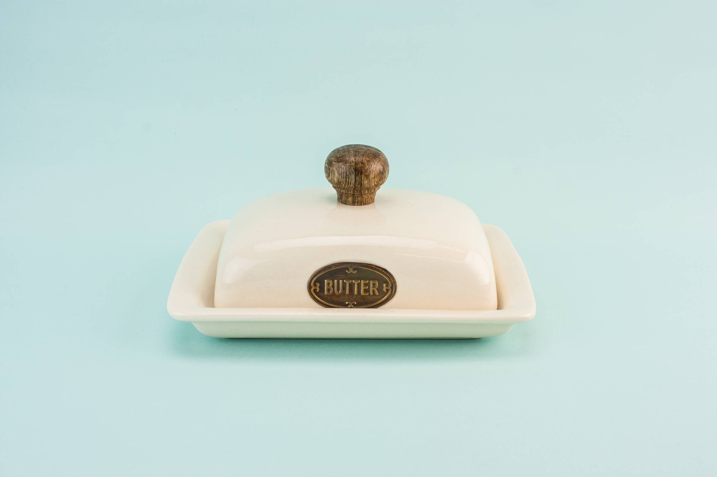 Elegant Modernist Gift — Modernist pottery butter dish