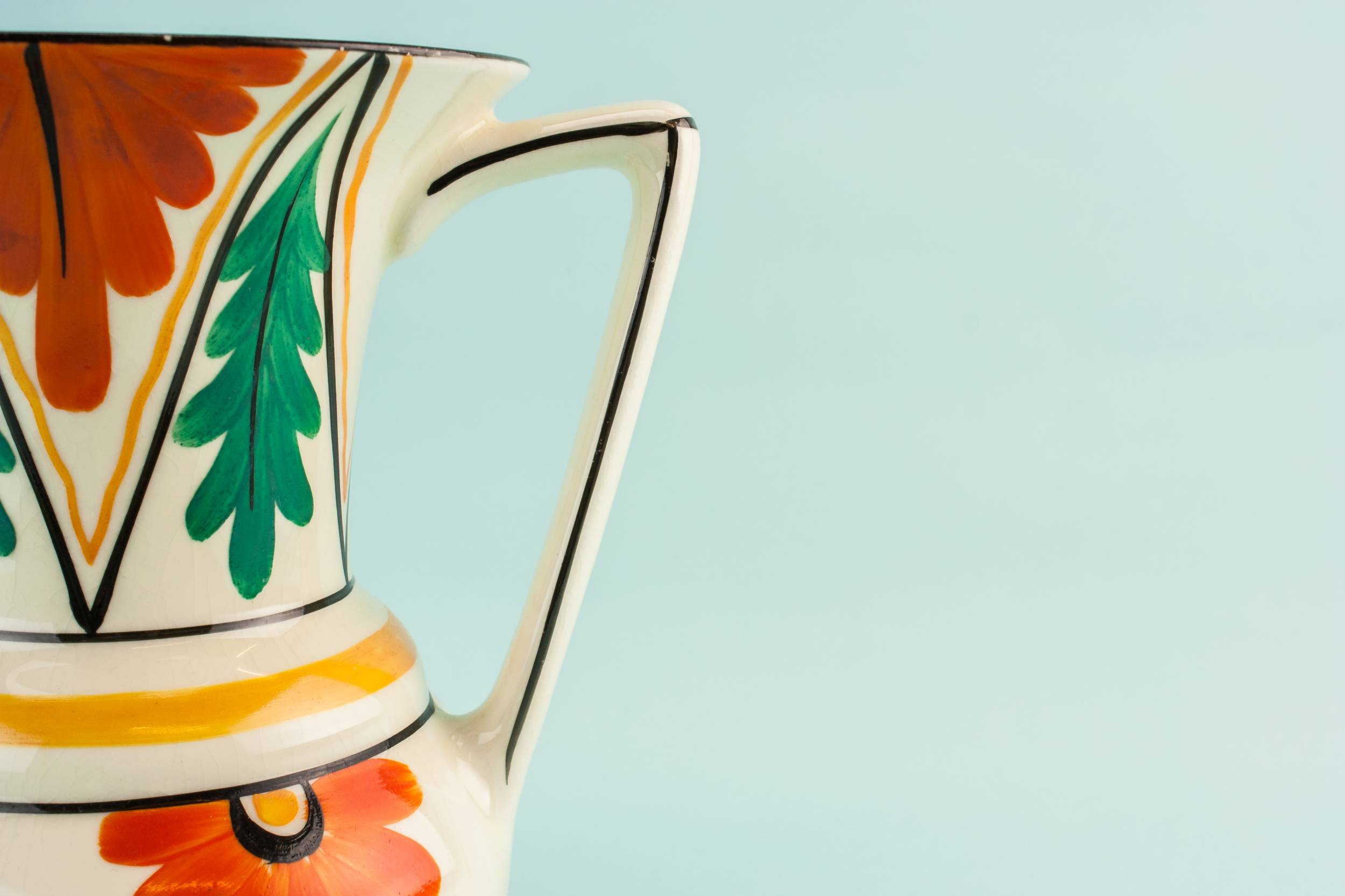 Art Deco Beautiful — Art Deco pottery jug 3