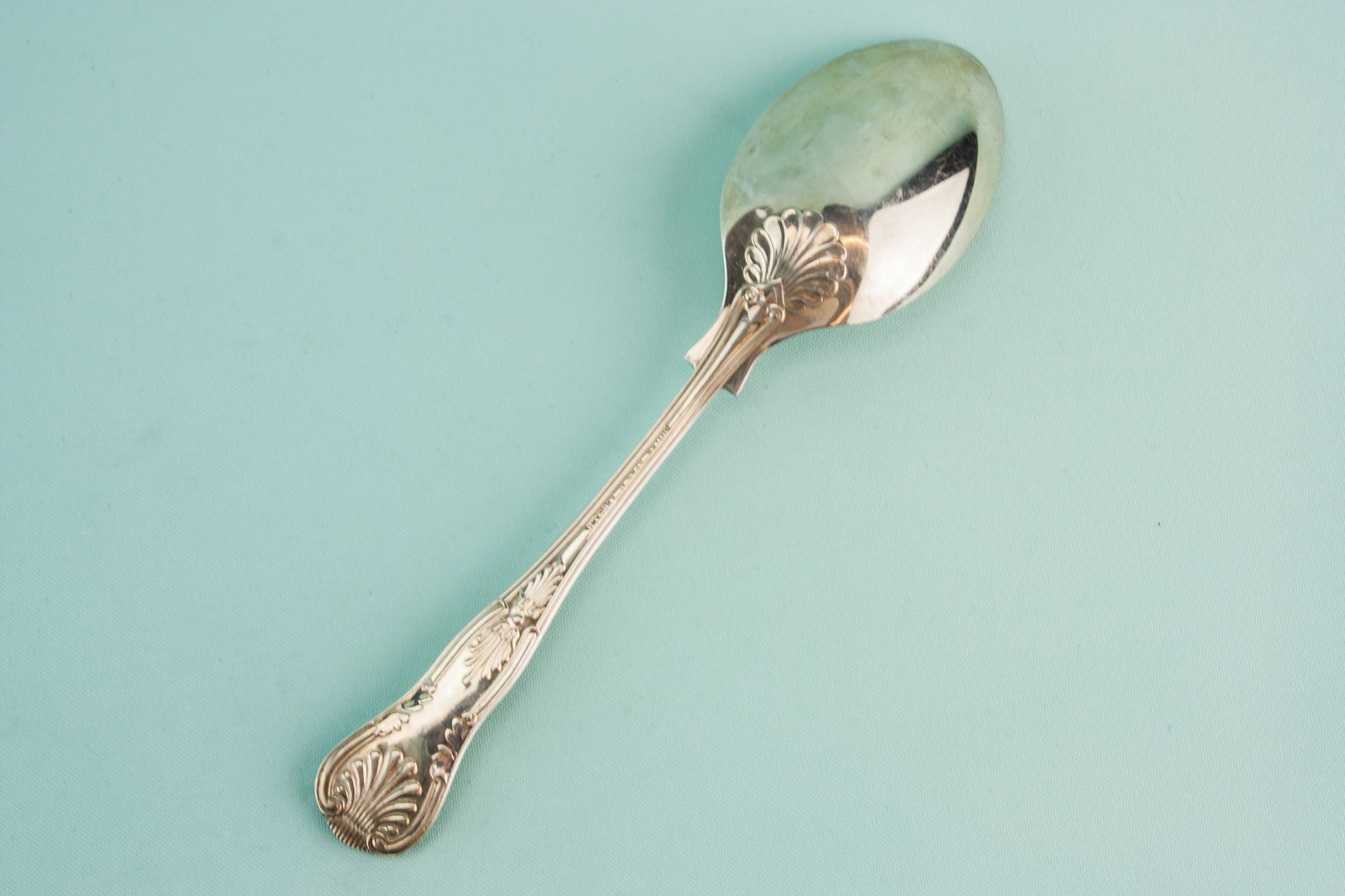 Vintage Silver Plated — 4 Neo-Classical spoons 1