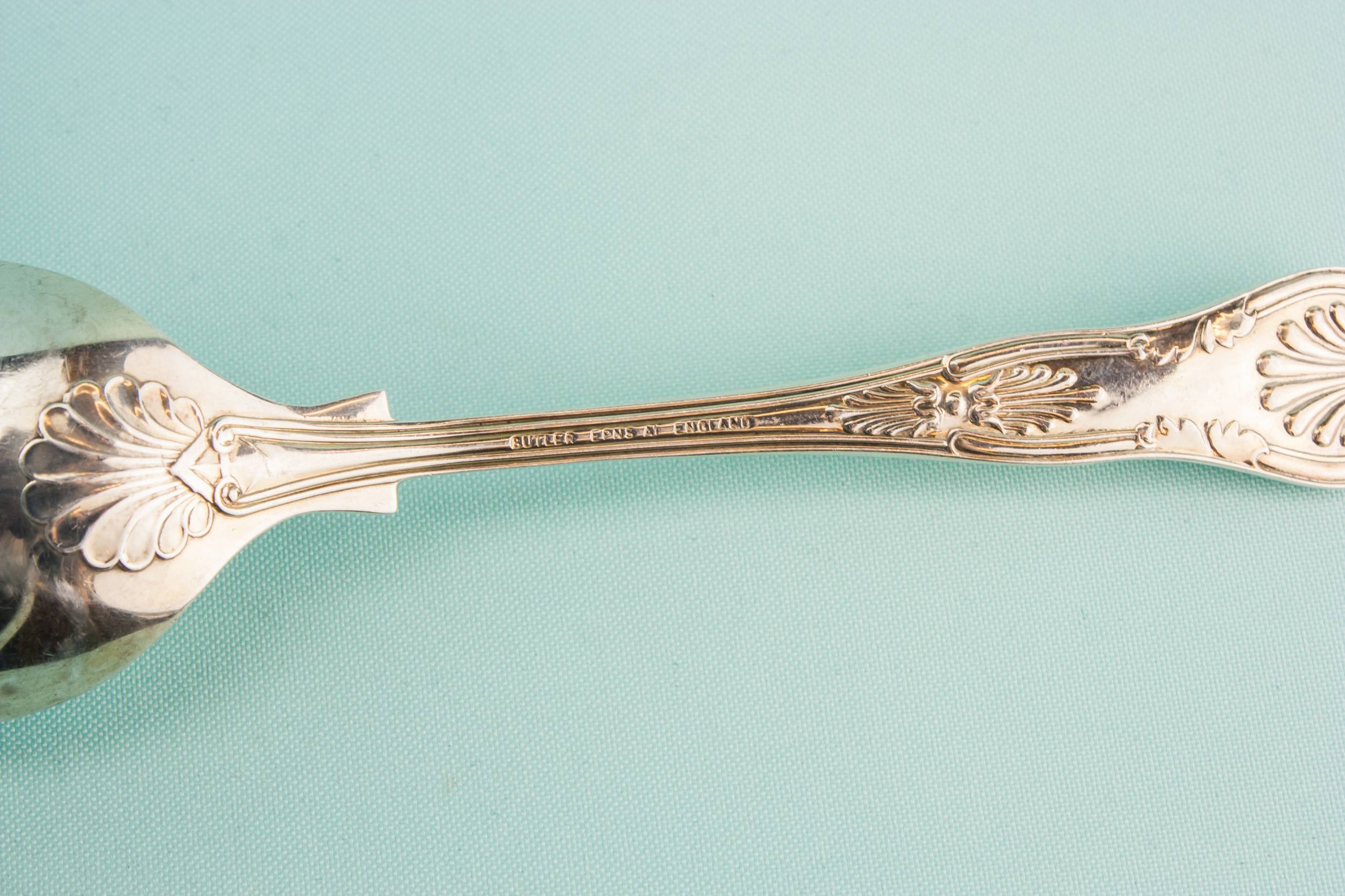 Vintage Silver Plated — 4 Neo-Classical spoons 3