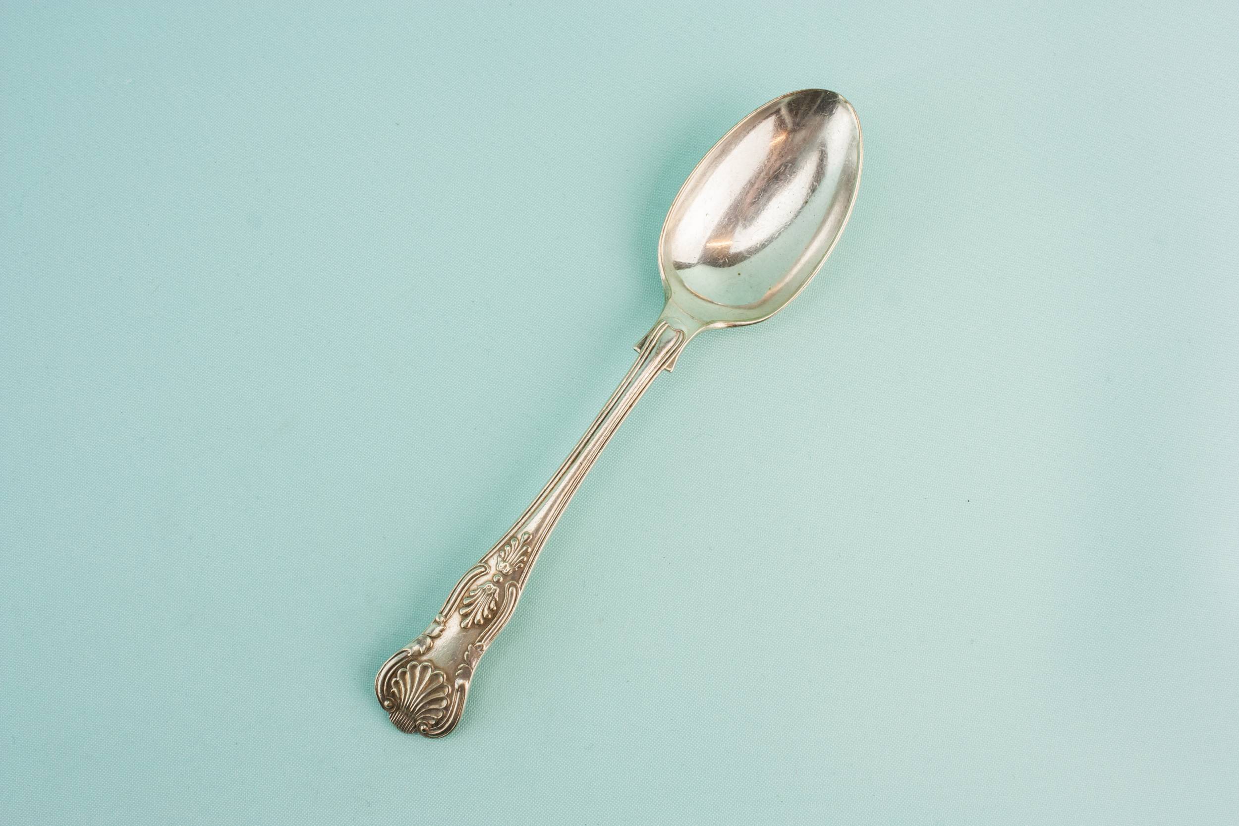 Vintage Attractive Silver — 3 large dessert spoons