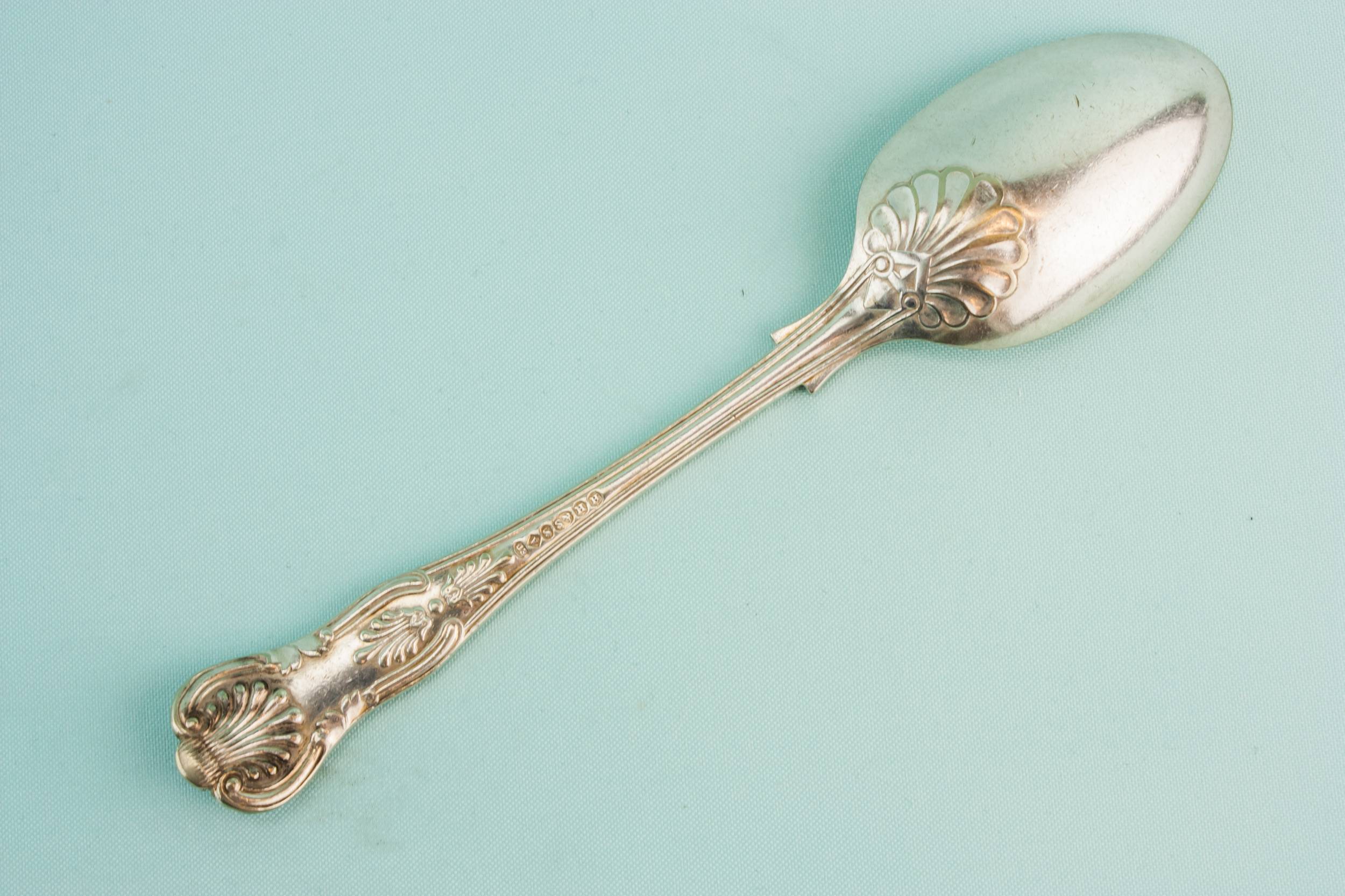 Vintage Attractive Silver — 3 large dessert spoons 1