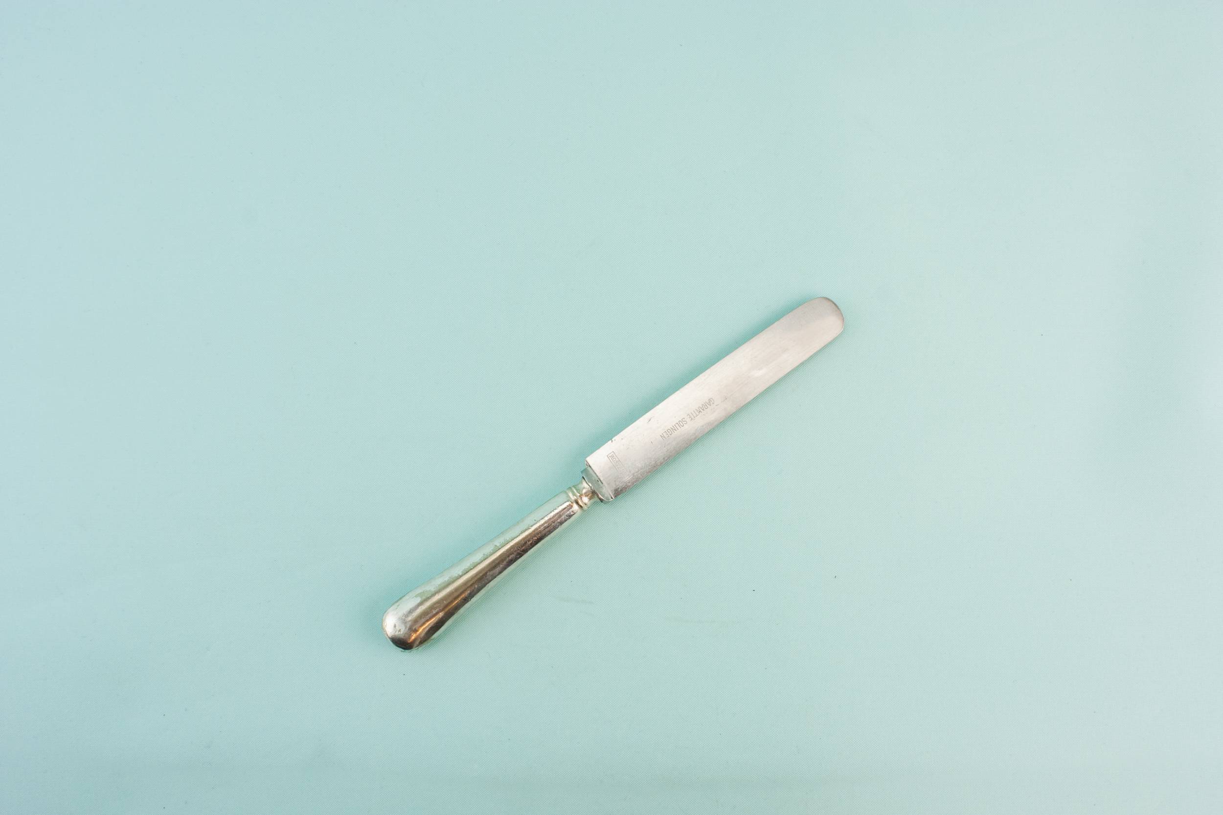 2 large dessert knives