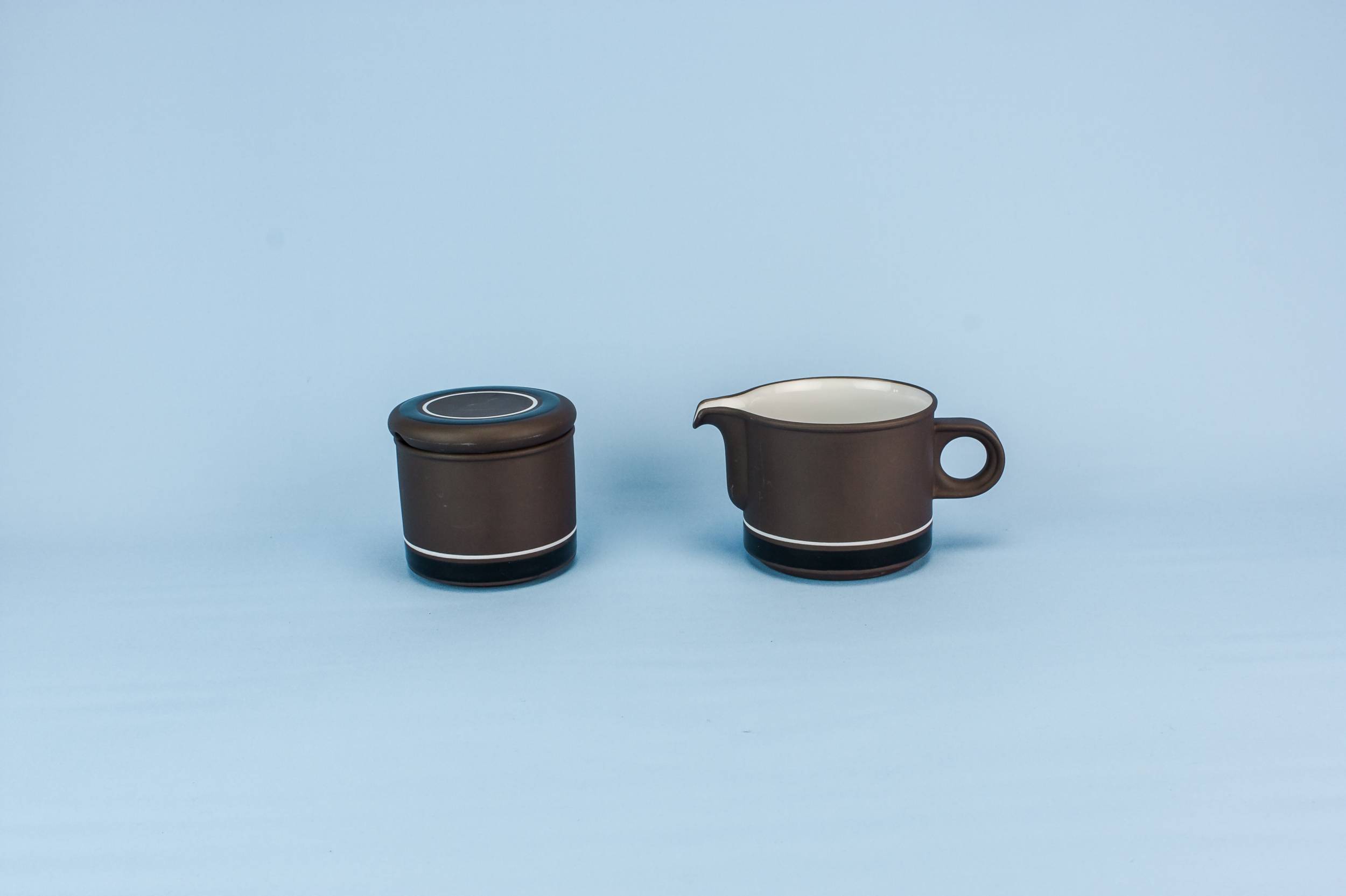 Retro Vintage Serving — Hornsea sugar bowl & creamer