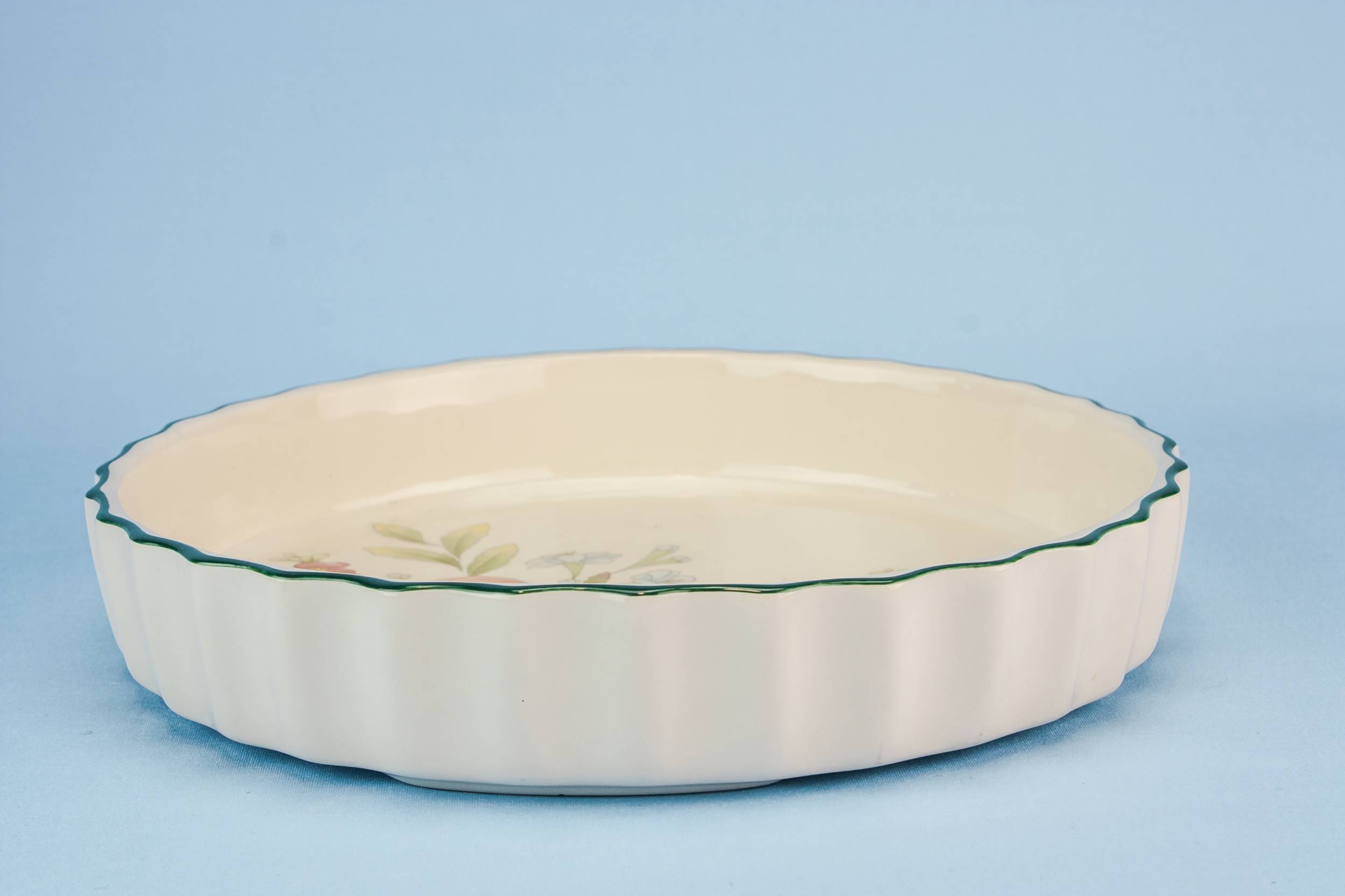 Elegant Retro Peaches — Retro pottery serving bowl 2