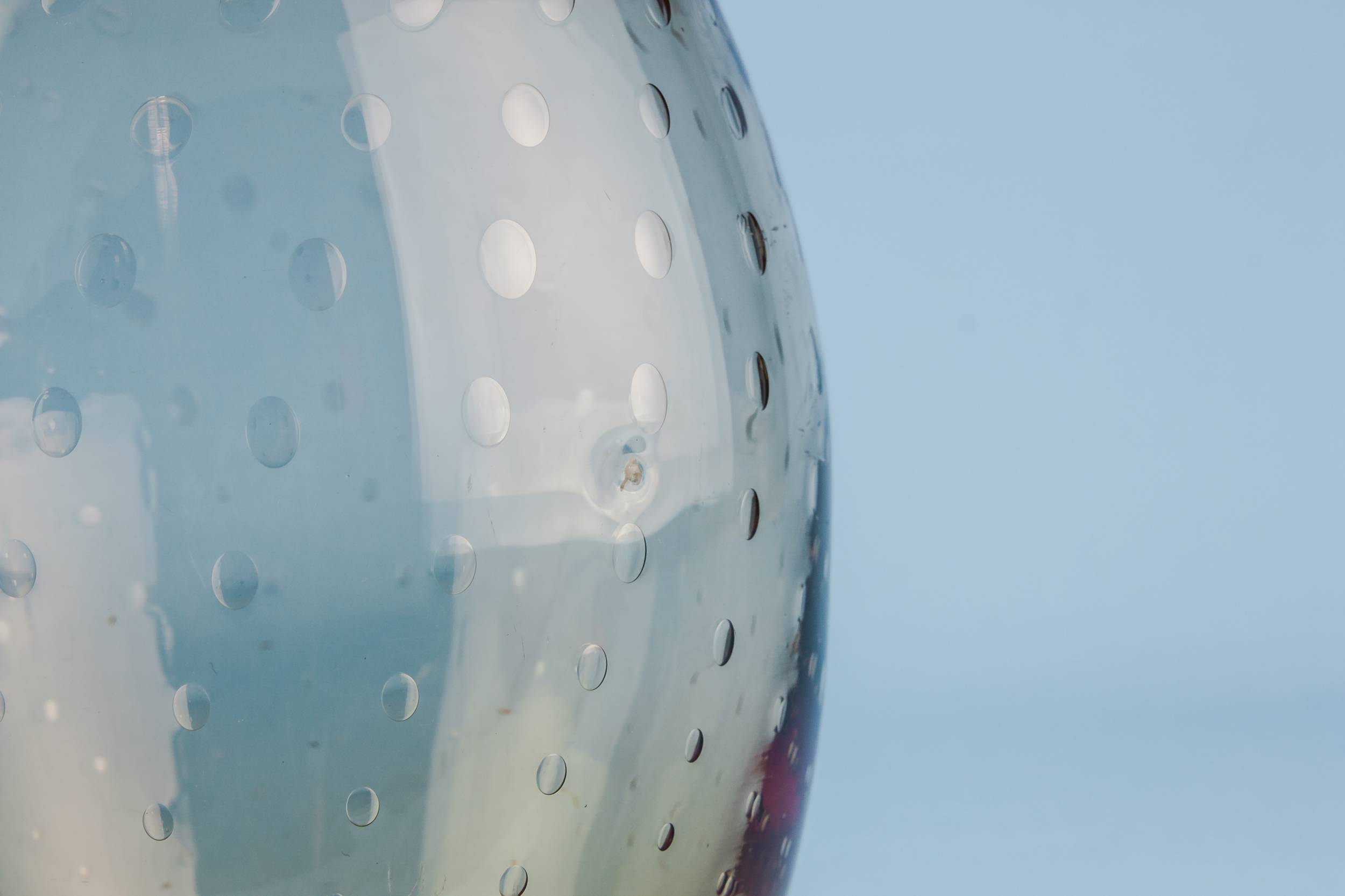Medium Vintage VASE — Mid-Century Modern glass vase 2