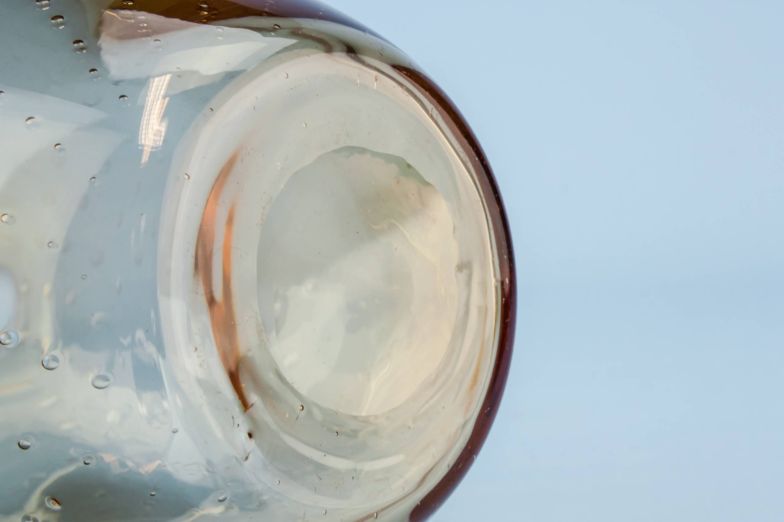 Medium Vintage VASE — Mid-Century Modern glass vase 3