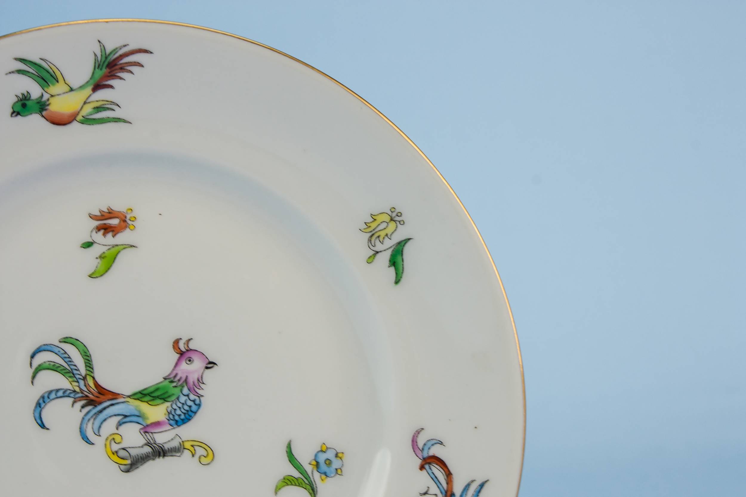 Luxurious Modernist Herend — 6 Herend small plates 1