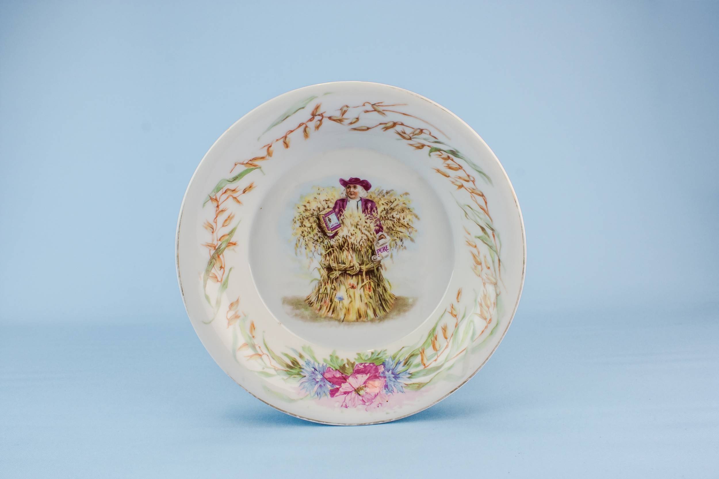 Elegant Porcelain Serving — Quaker oates serving dish