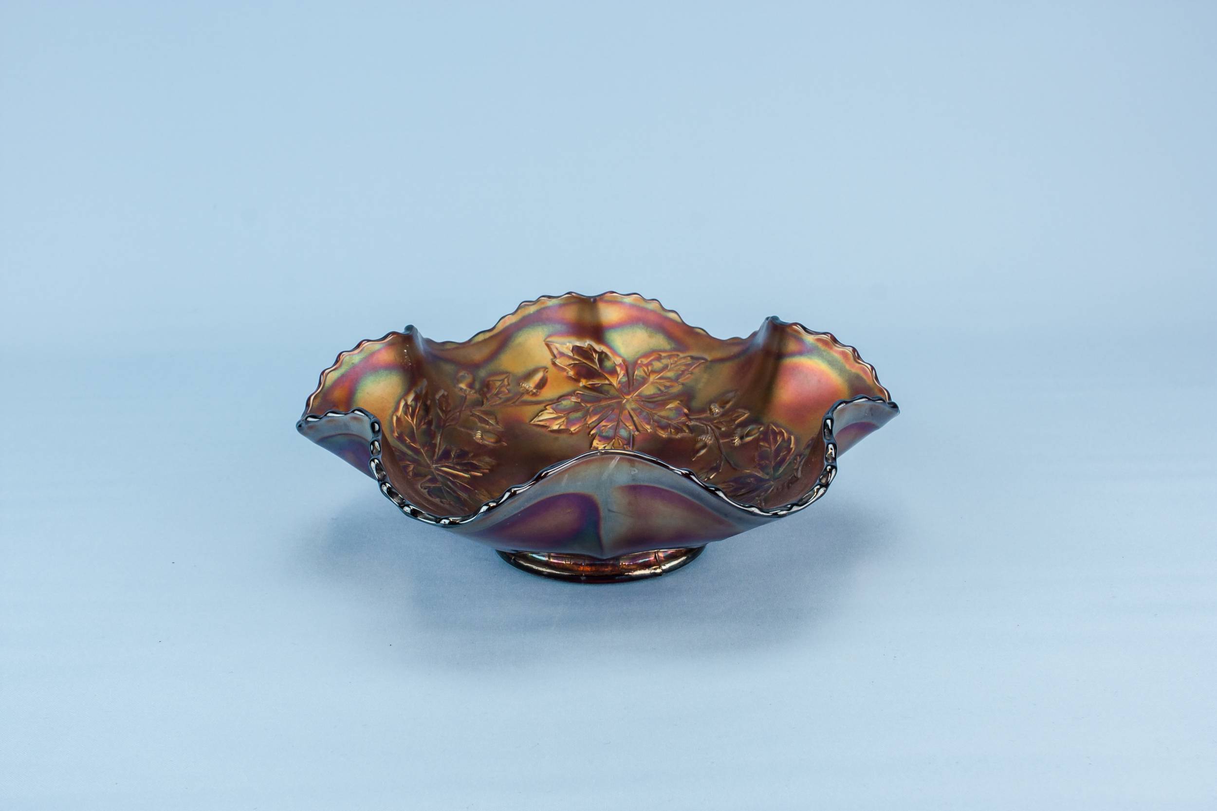 Elegant Carnival Glass — Carnival glass bowl