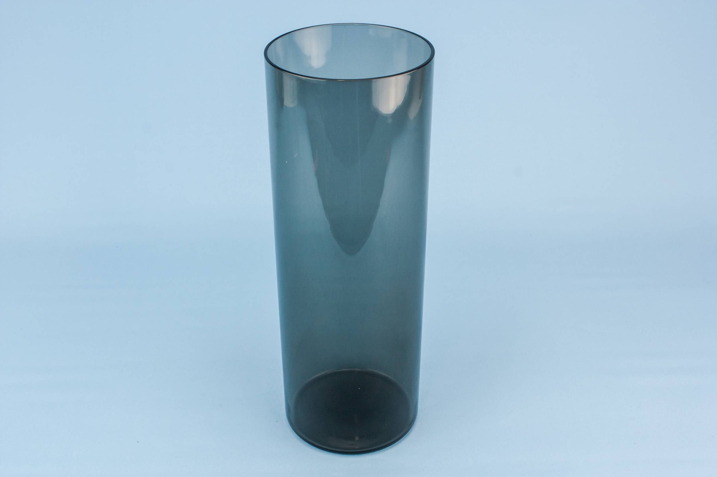 Vintage Elegant Glass — Tall cylinder vase