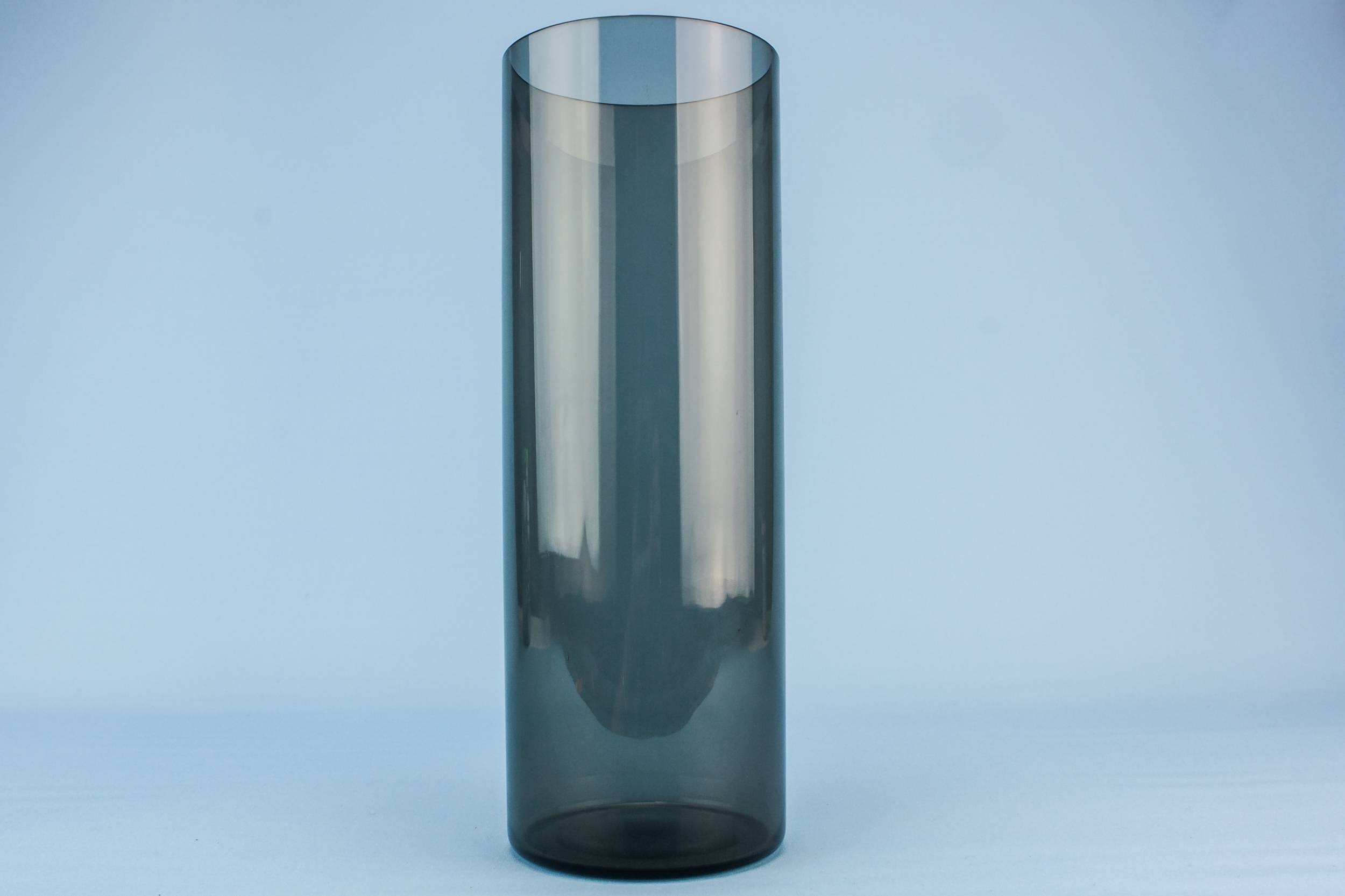 Vintage Elegant Glass — Tall cylinder vase 2