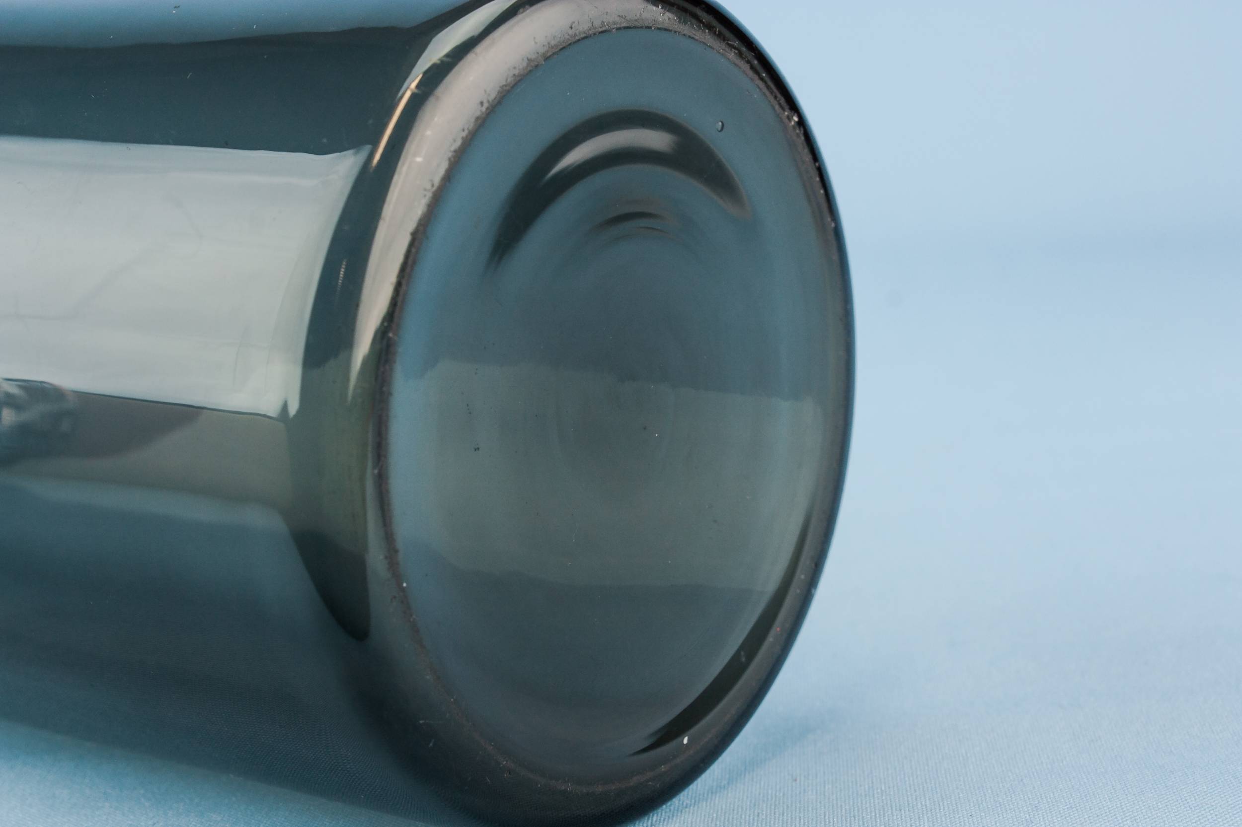 Vintage Elegant Glass — Tall cylinder vase 3