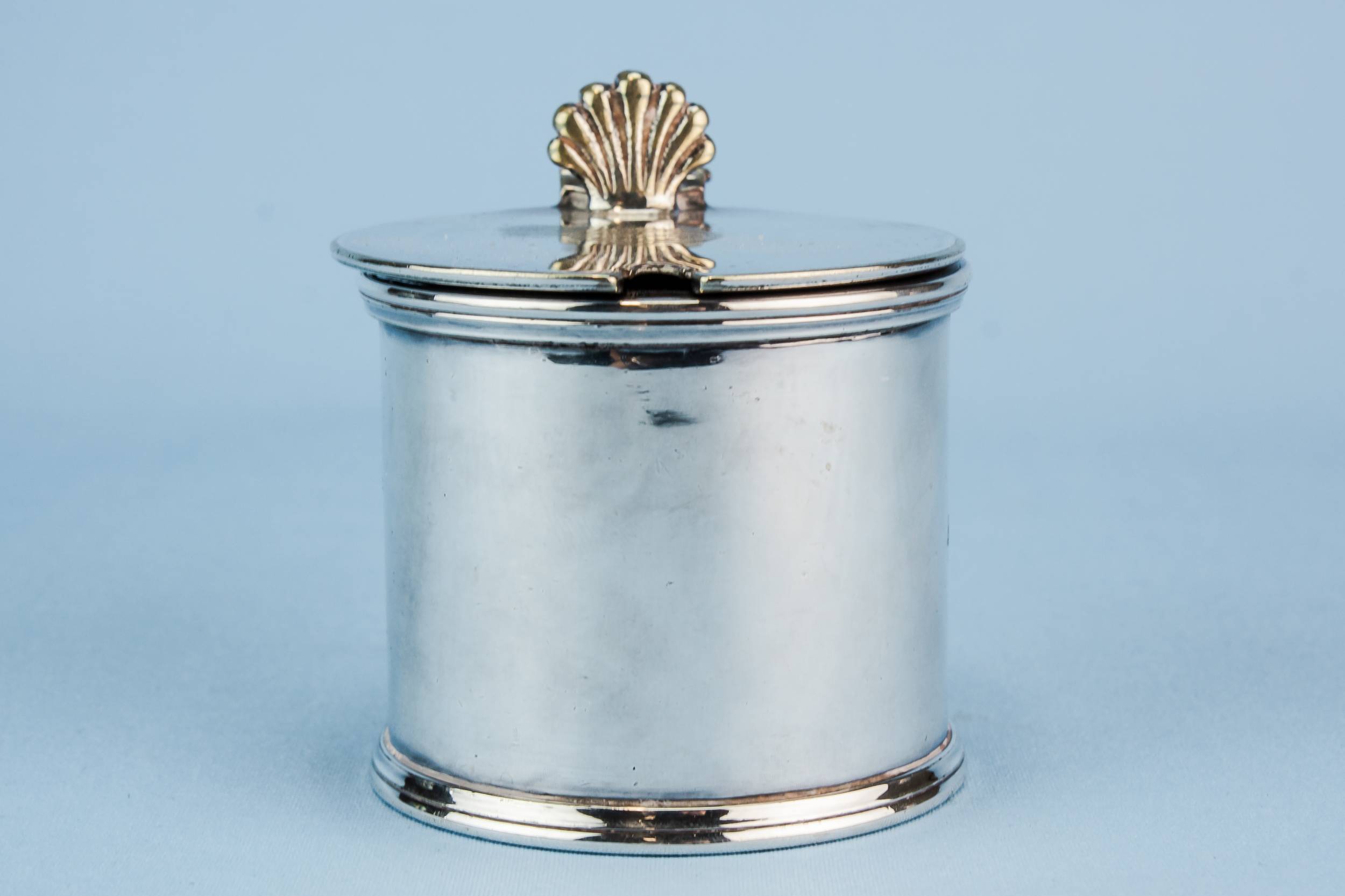 Silver Plated Metal — Small condiment pot 2