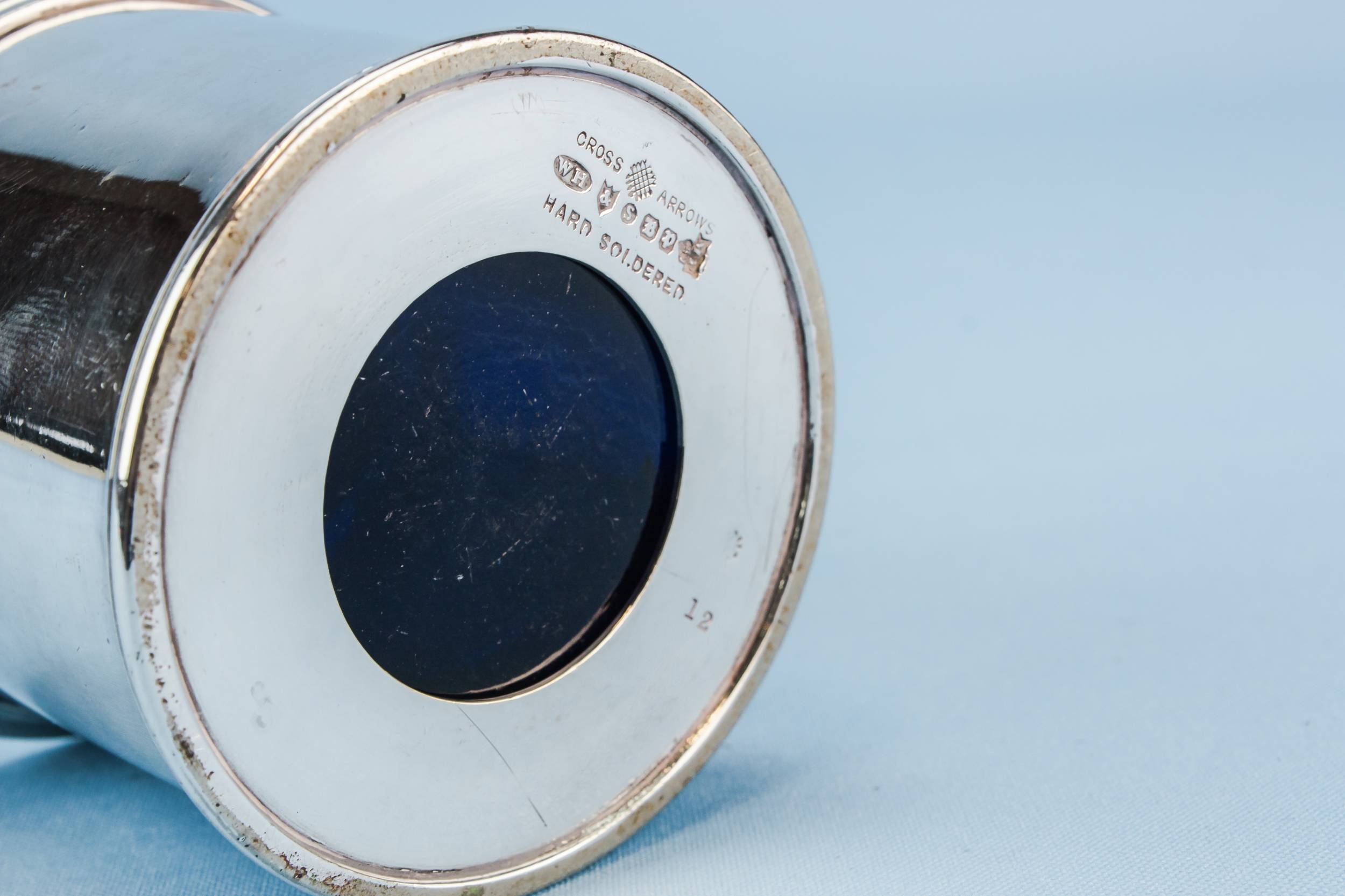 Silver Plated Metal — Small condiment pot 4