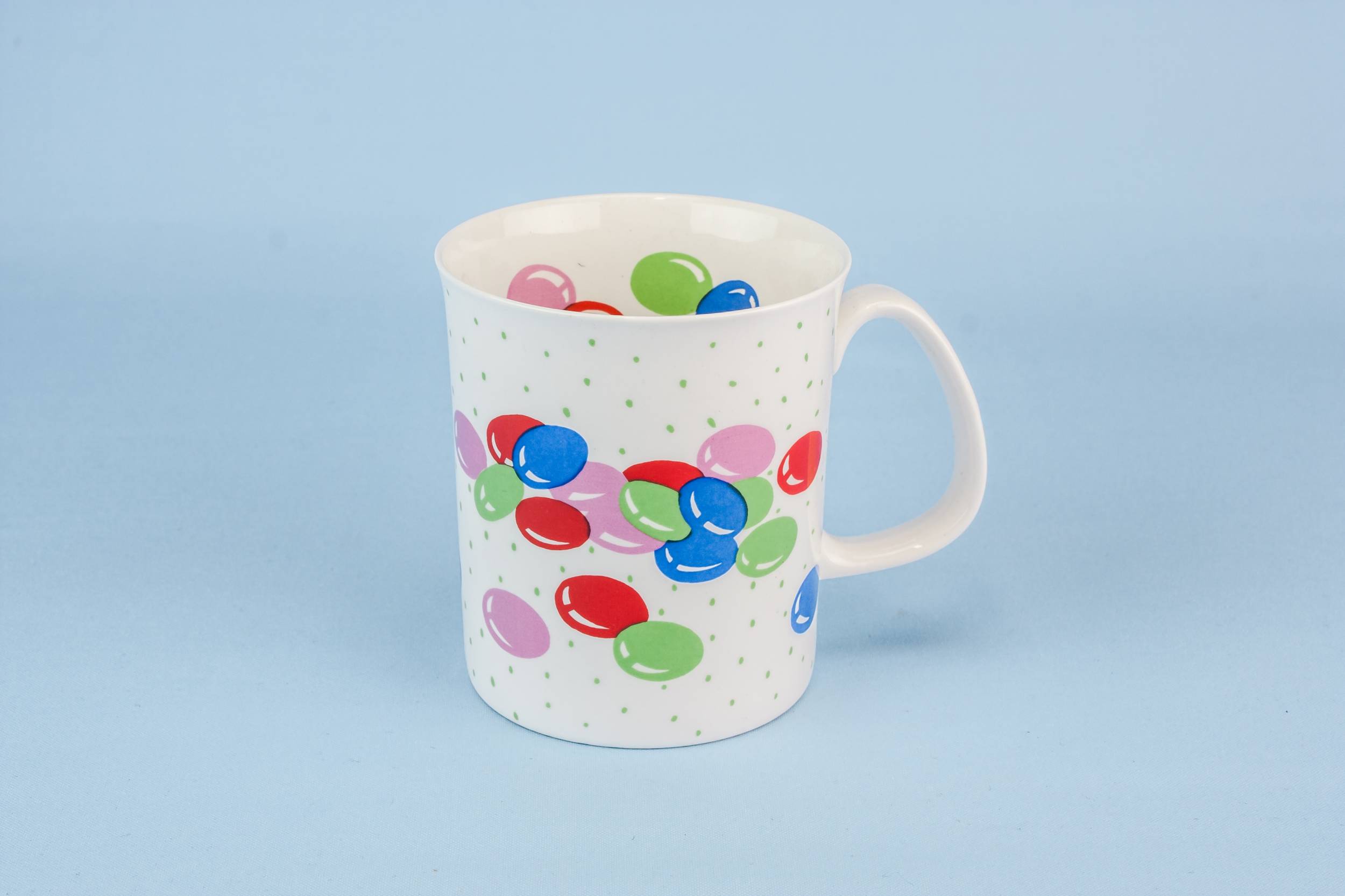 Elegant Vintage Small — Festive bone china teacup