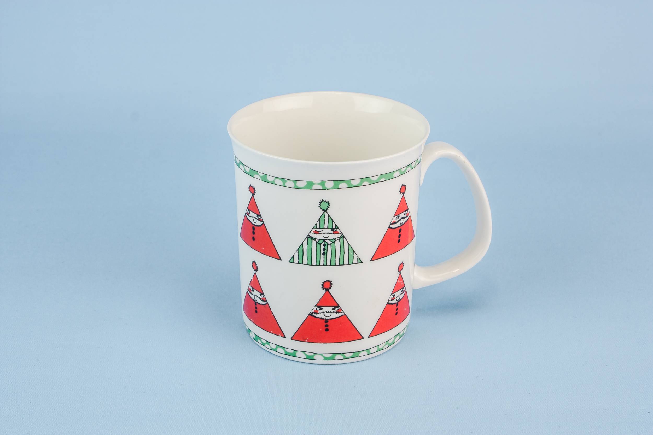 Vintage Modernist Cup — Sleepy Santa mug