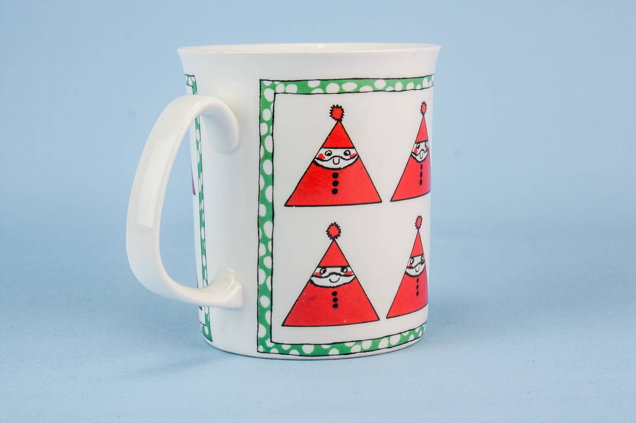 Vintage Modernist Cup — Sleepy Santa mug 1
