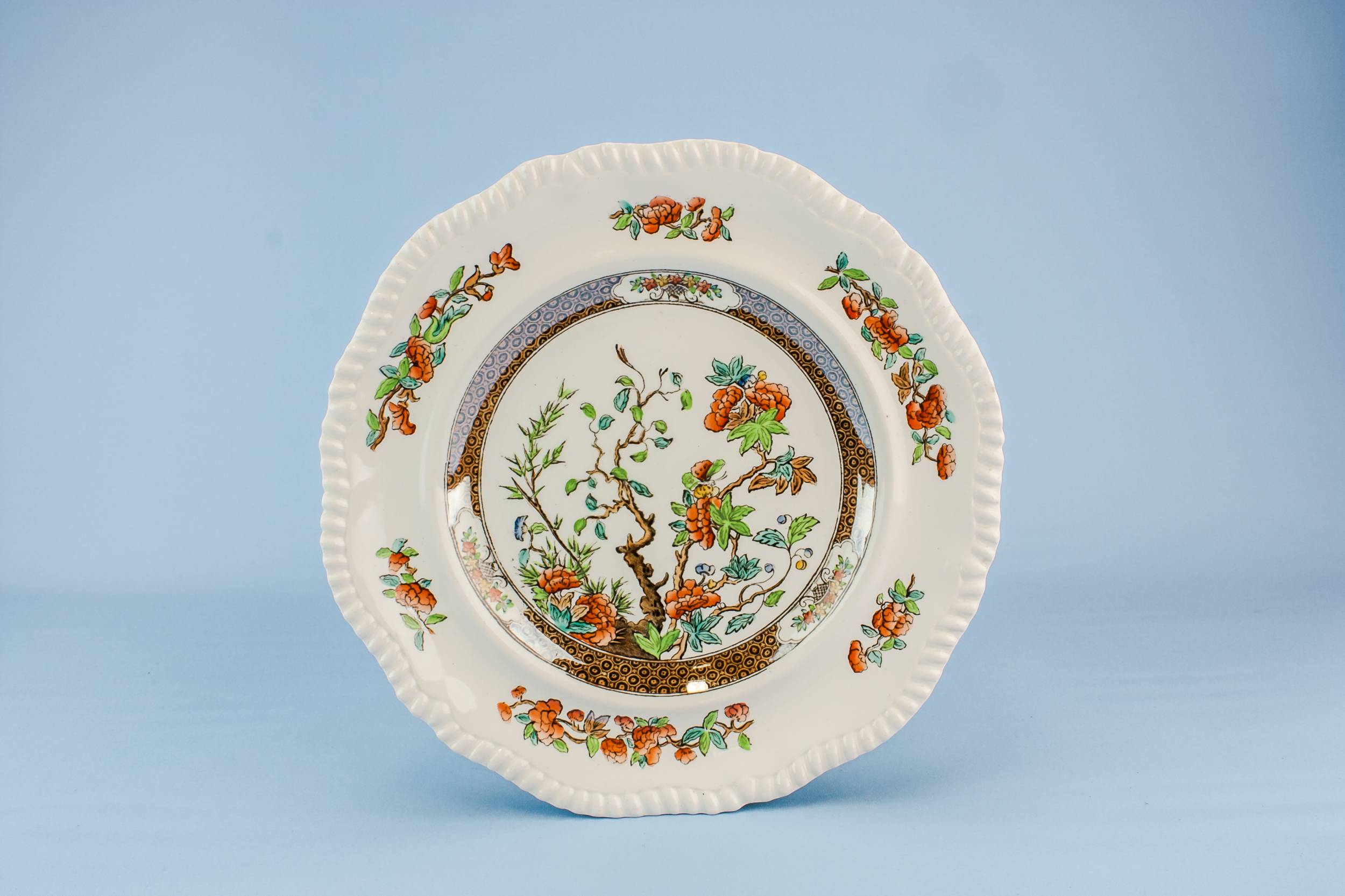 Spectacular Art Nouveau — 6 Copeland dinner plates