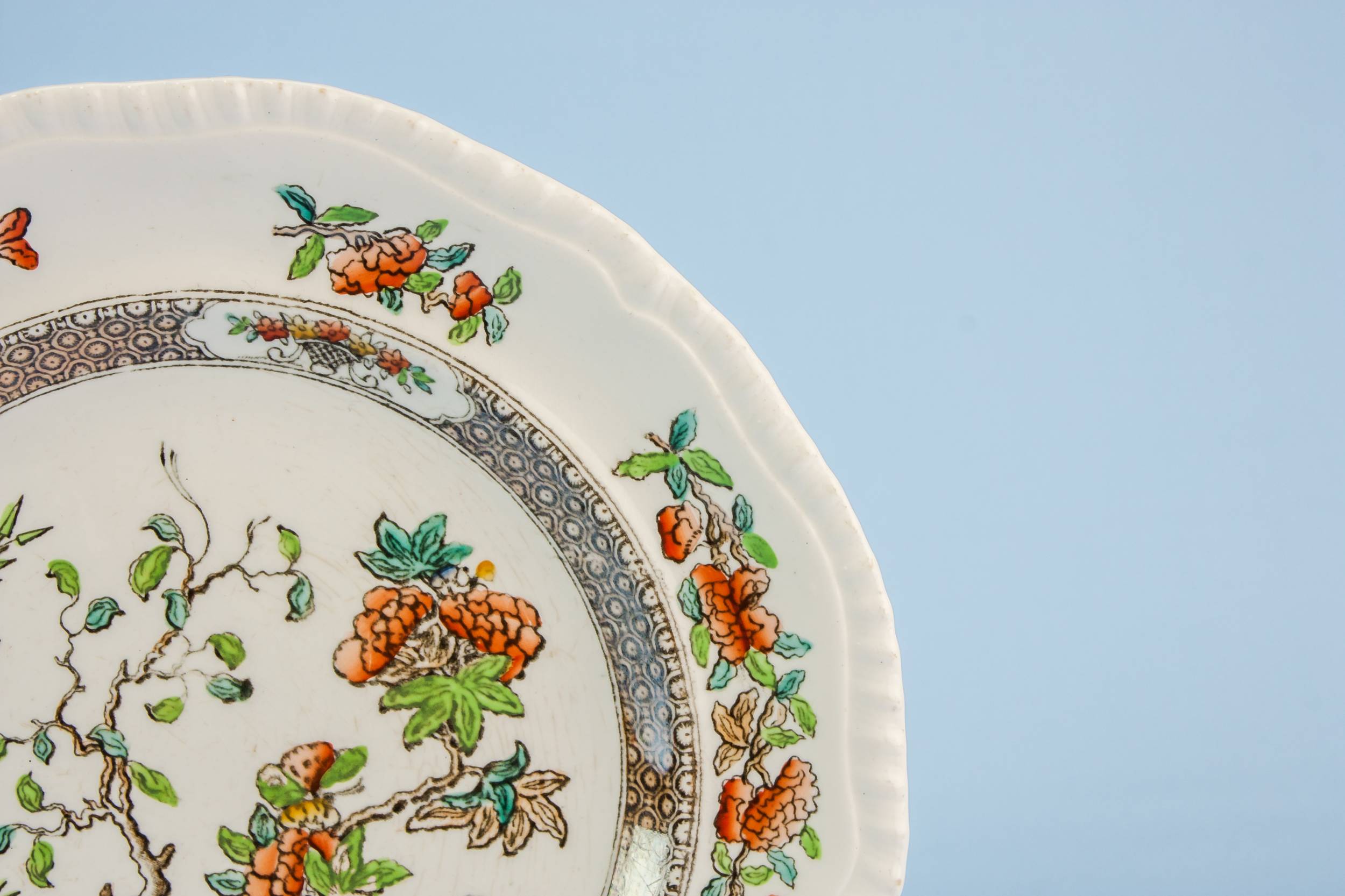 Antique Beautiful Copeland — 6 Copeland bone china plates 1