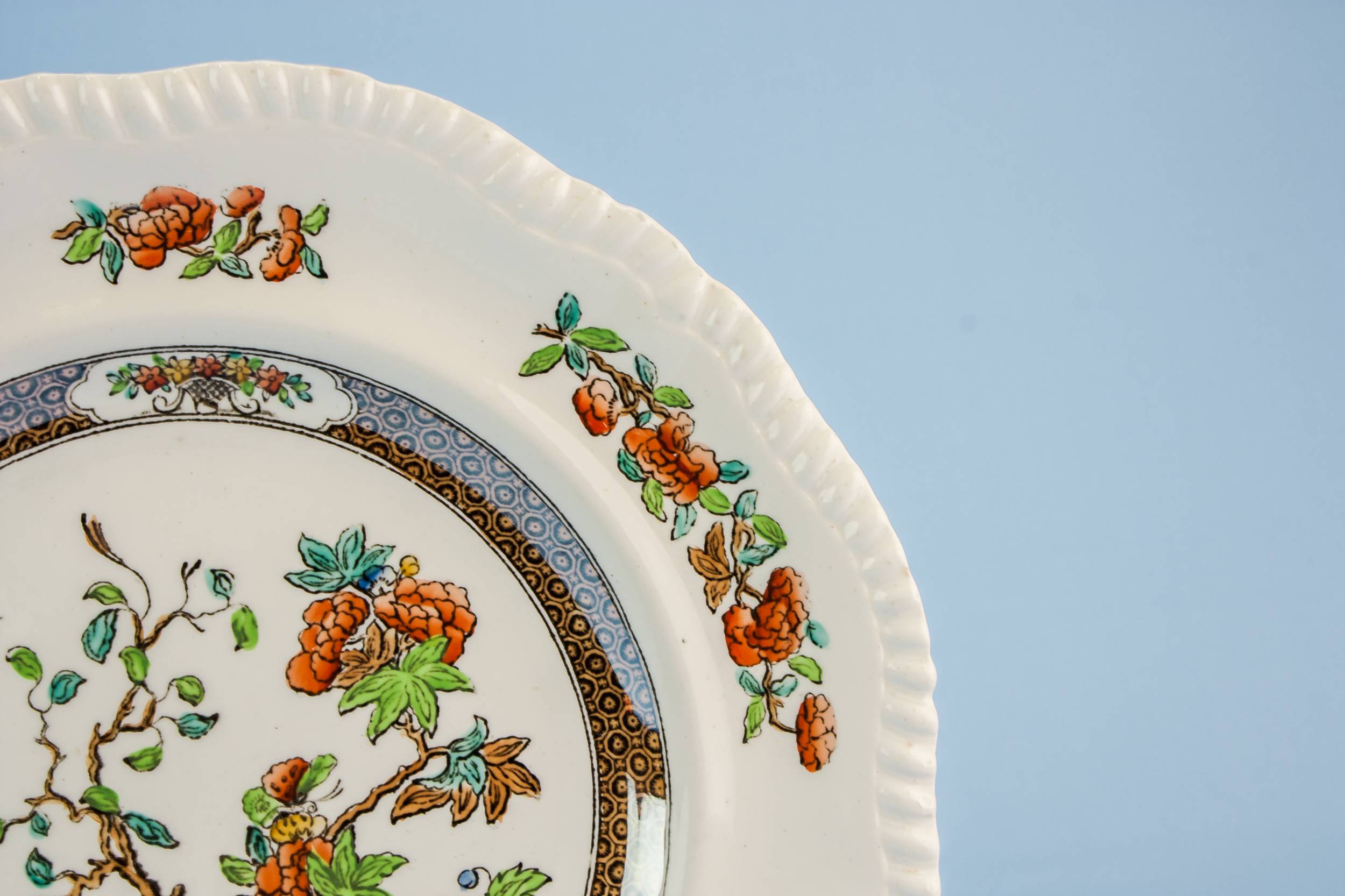 Spectacular Art Nouveau — 6 Copeland dinner plates 1