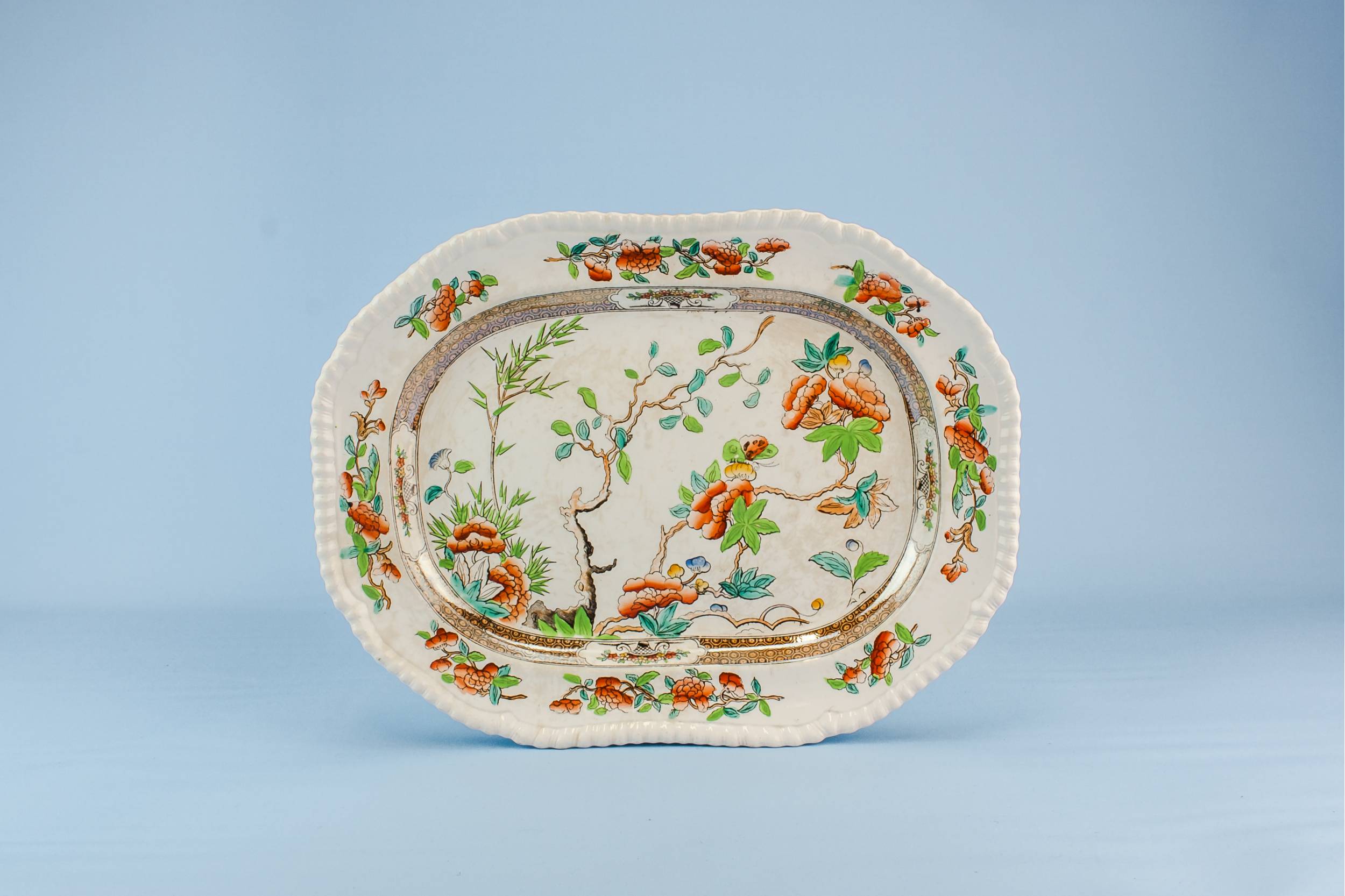 Pottery Beautiful Old — Copeland pottery platter