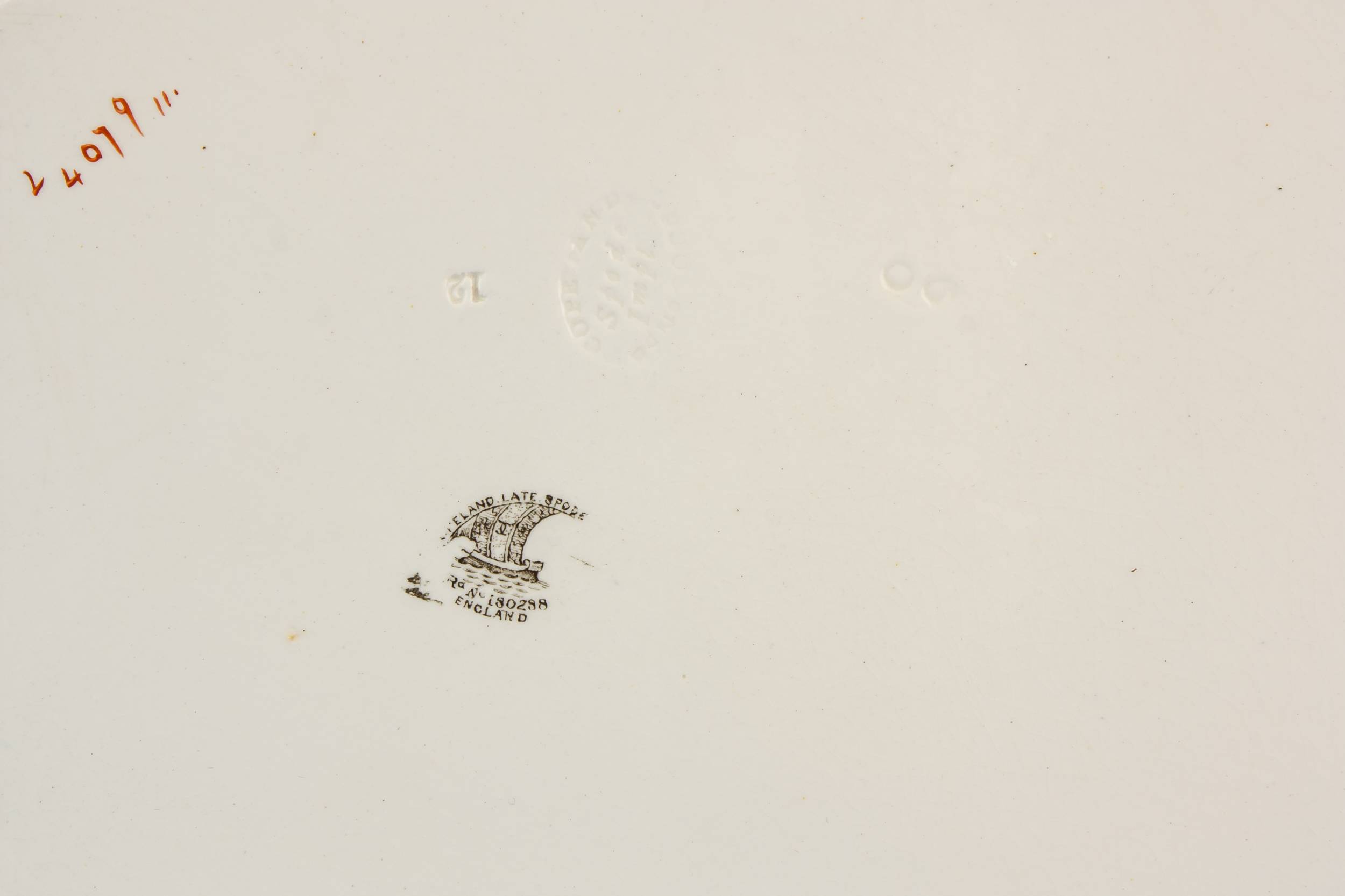 Pottery Beautiful Old — Copeland pottery platter 2