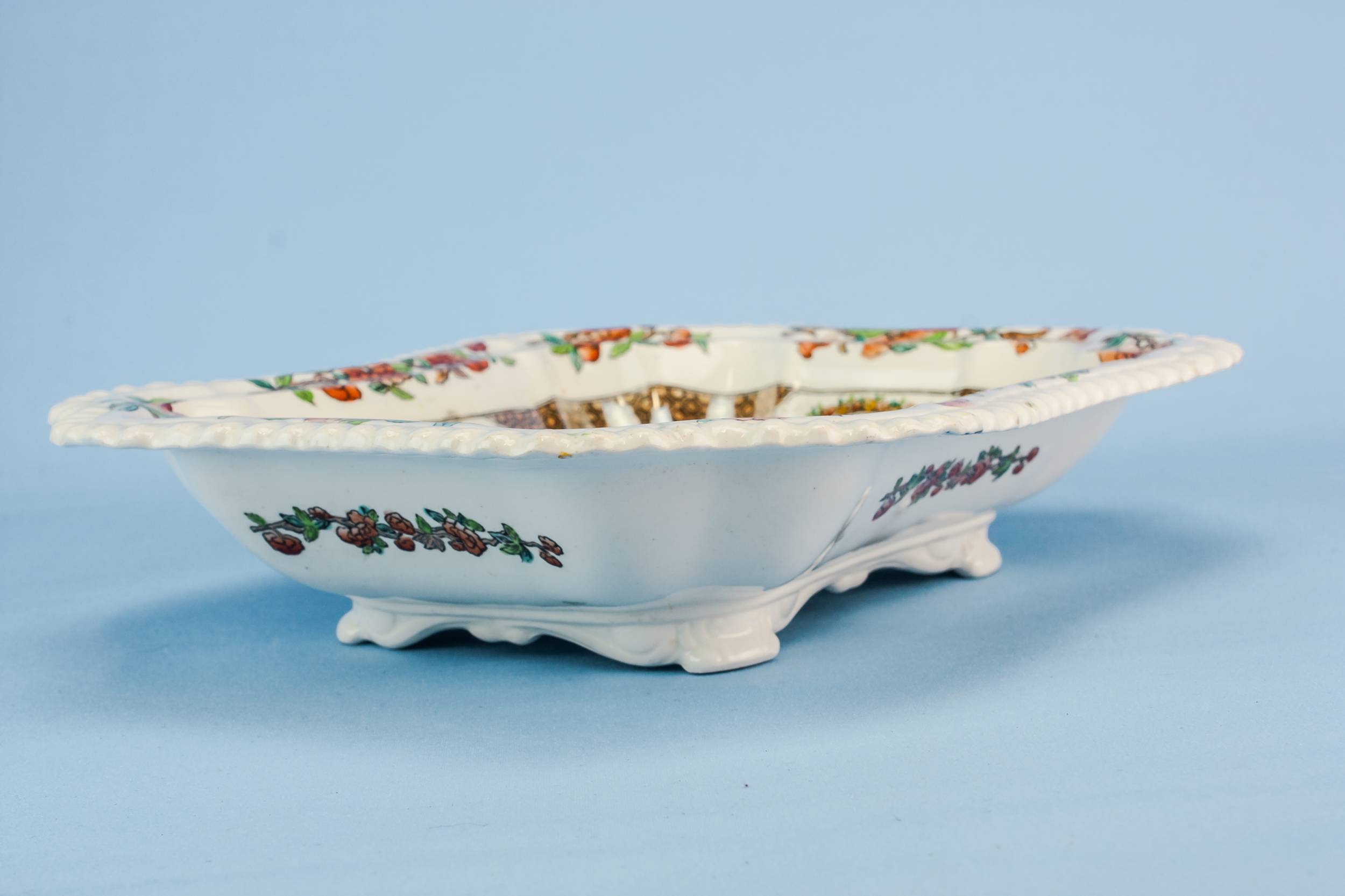 Antique Beautiful Serving — Copeland pottery serving bowl 2