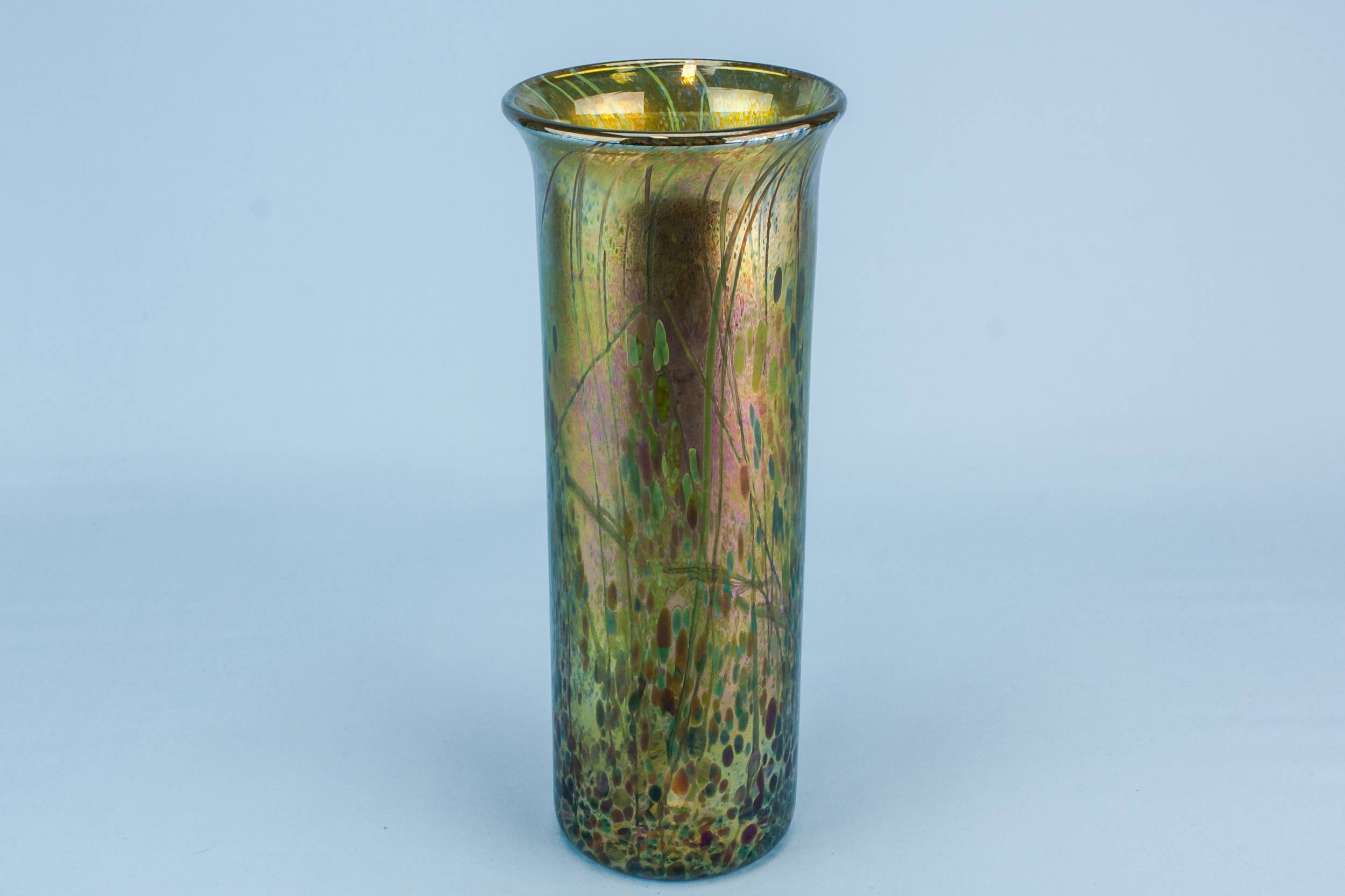 Beautiful Lustre Mottled — Isle of Wight Glass vase