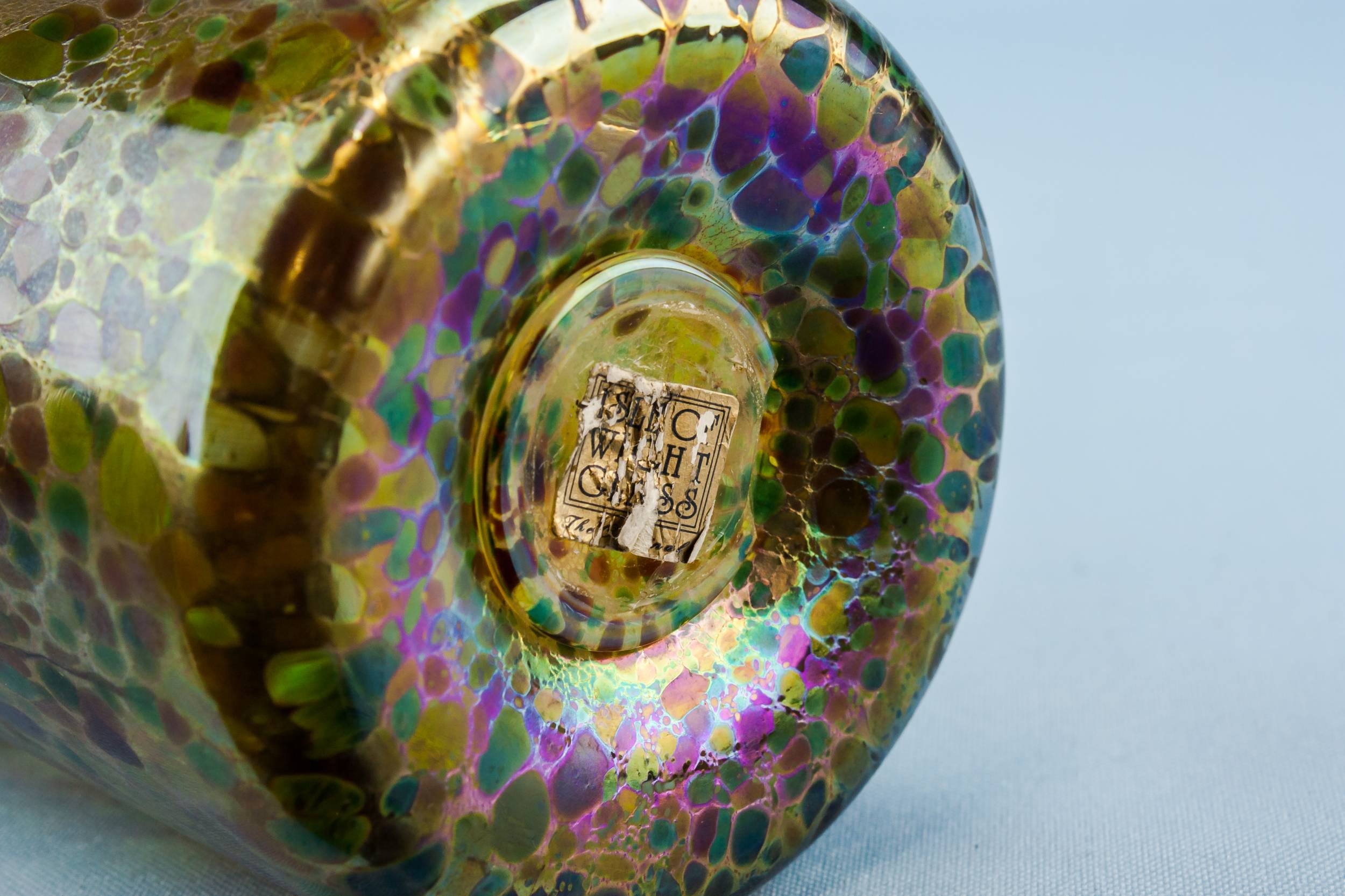 Beautiful Lustre Mottled — Isle of Wight Glass vase 3