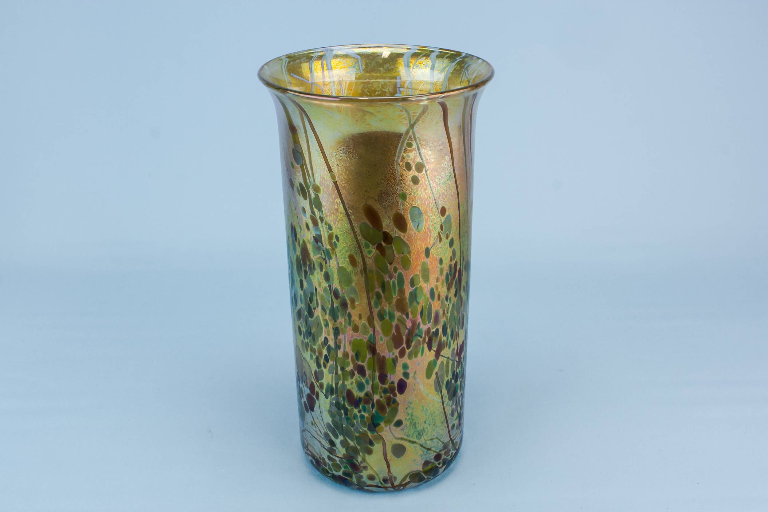 Glass Beautiful Mottled — Glass Modernist vase