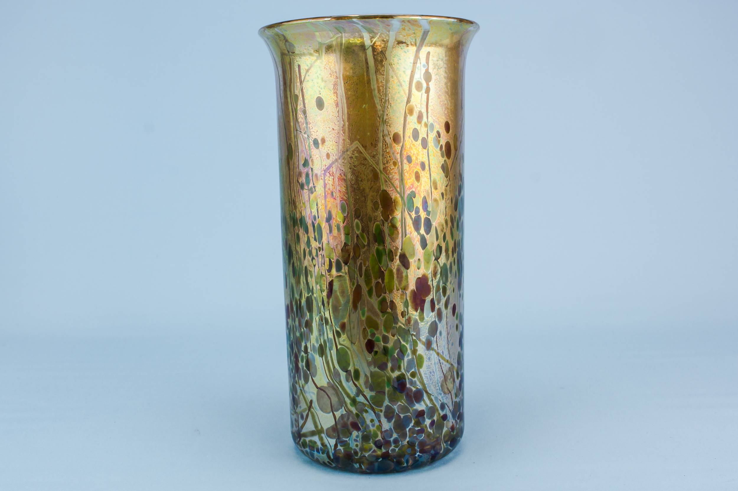 Glass Beautiful Mottled — Glass Modernist vase 1
