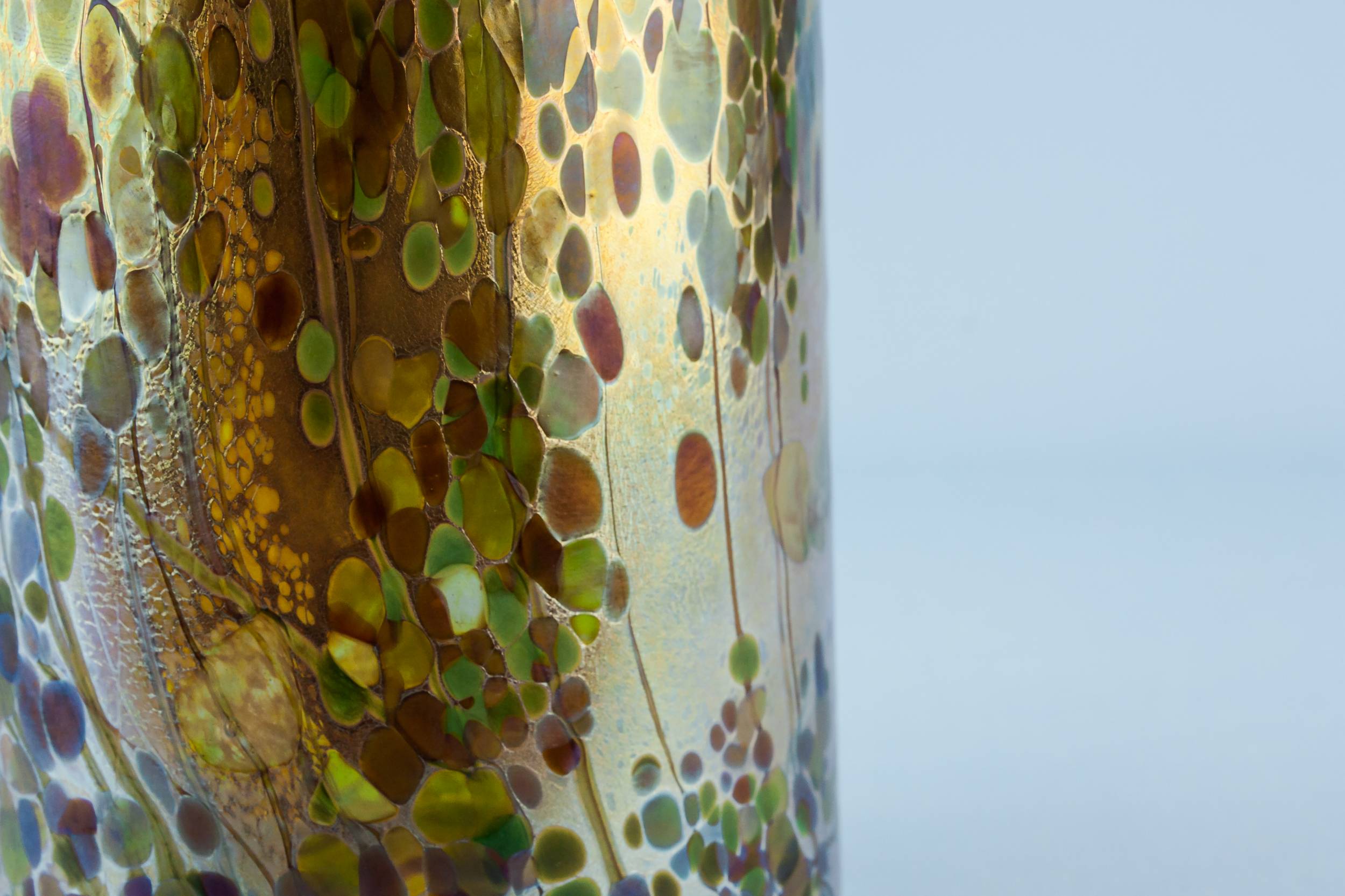 Glass Beautiful Mottled — Glass Modernist vase 3