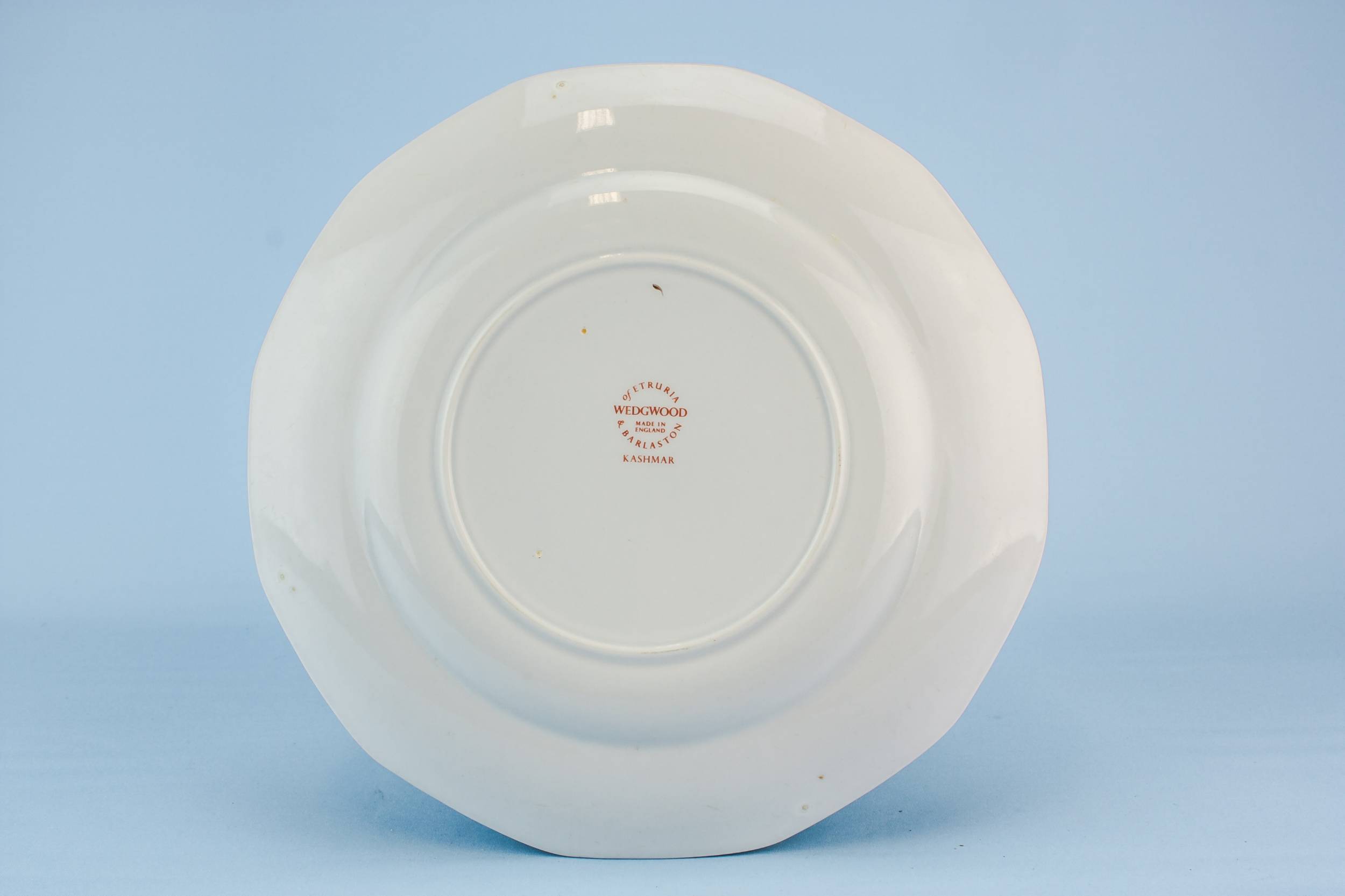 Vintage Red DINNER — 5 Art Deco dinner plates 2