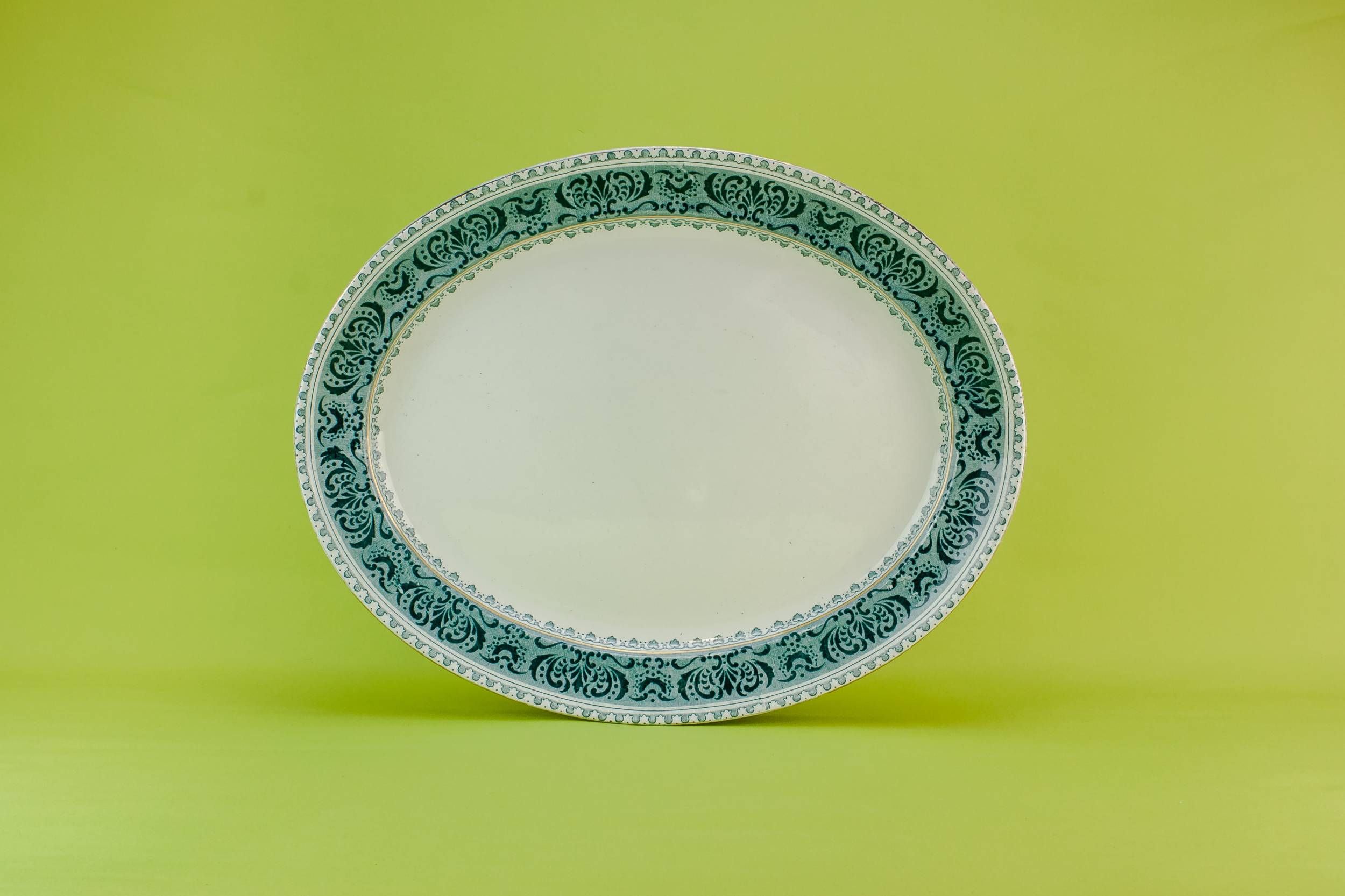 Antique Large Pottery — Arts & Crafts pottery platter