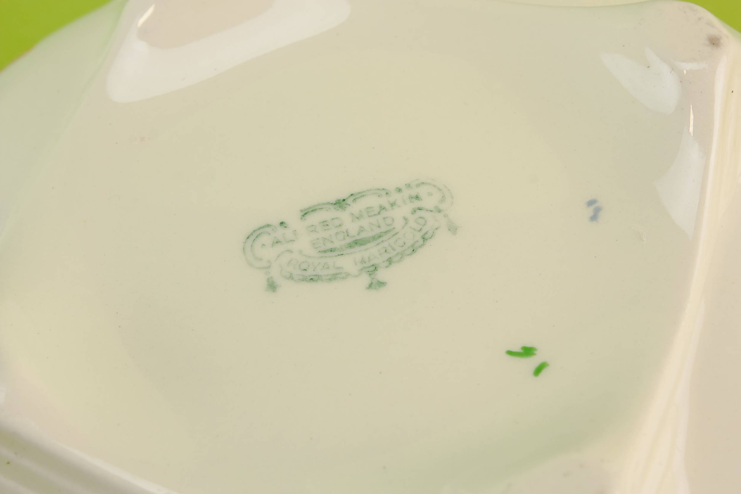 Small Vintage TUREEN — Art Deco tulips tureen 4