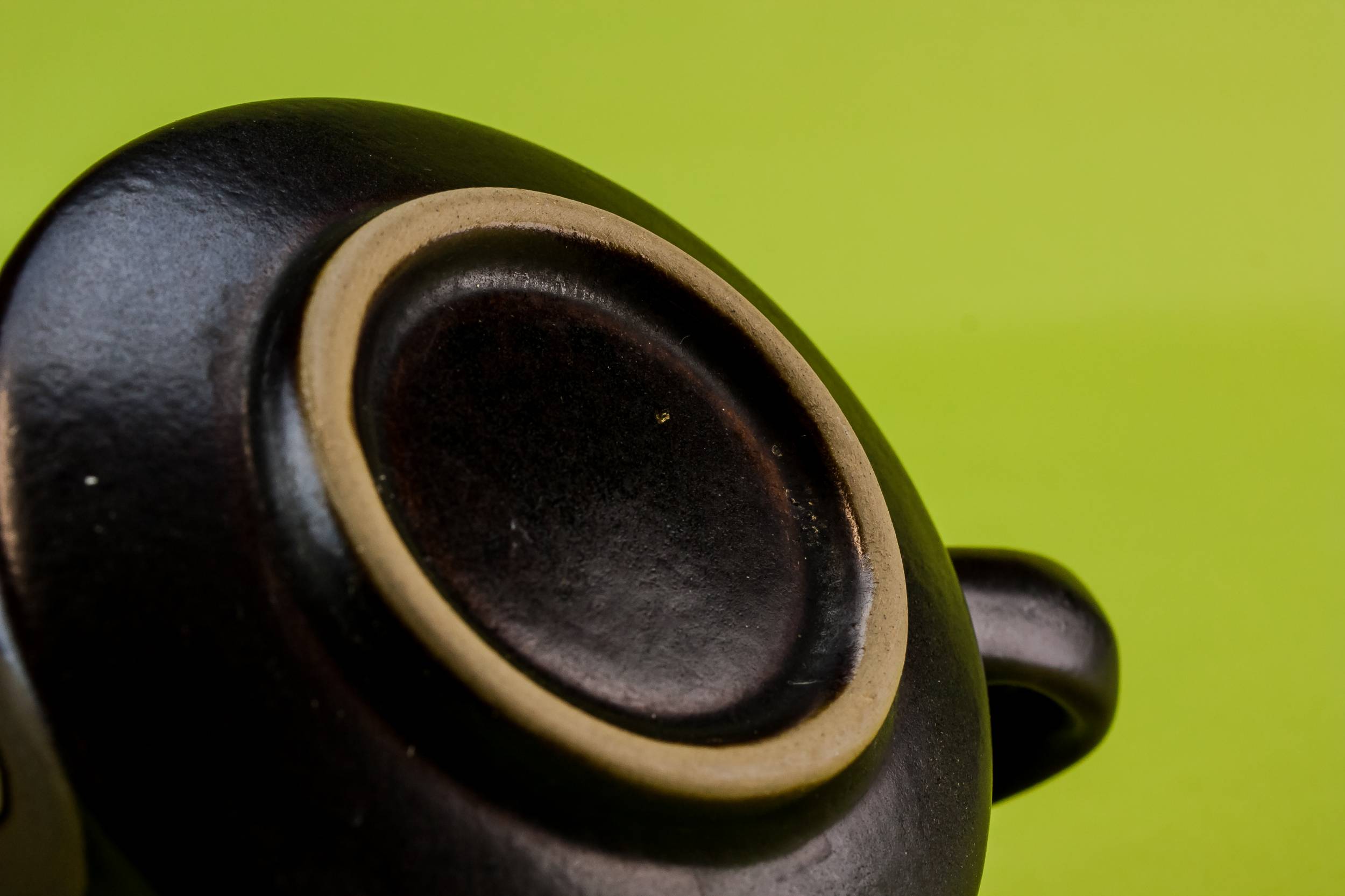 Persons Vintage Brown — Brown pottery tea set for six 5