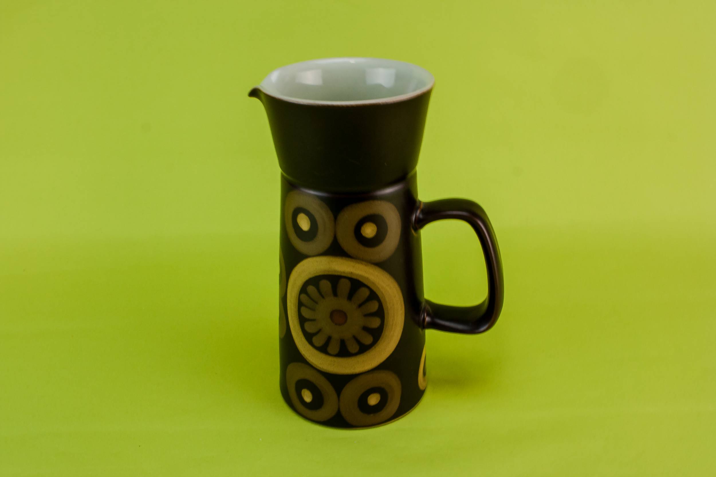 Vintage Pottery Denby — Brown pottery jug